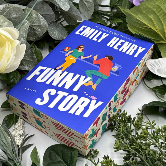 Funny Story by Emily Henry special edition paperback with custom designed edges front view