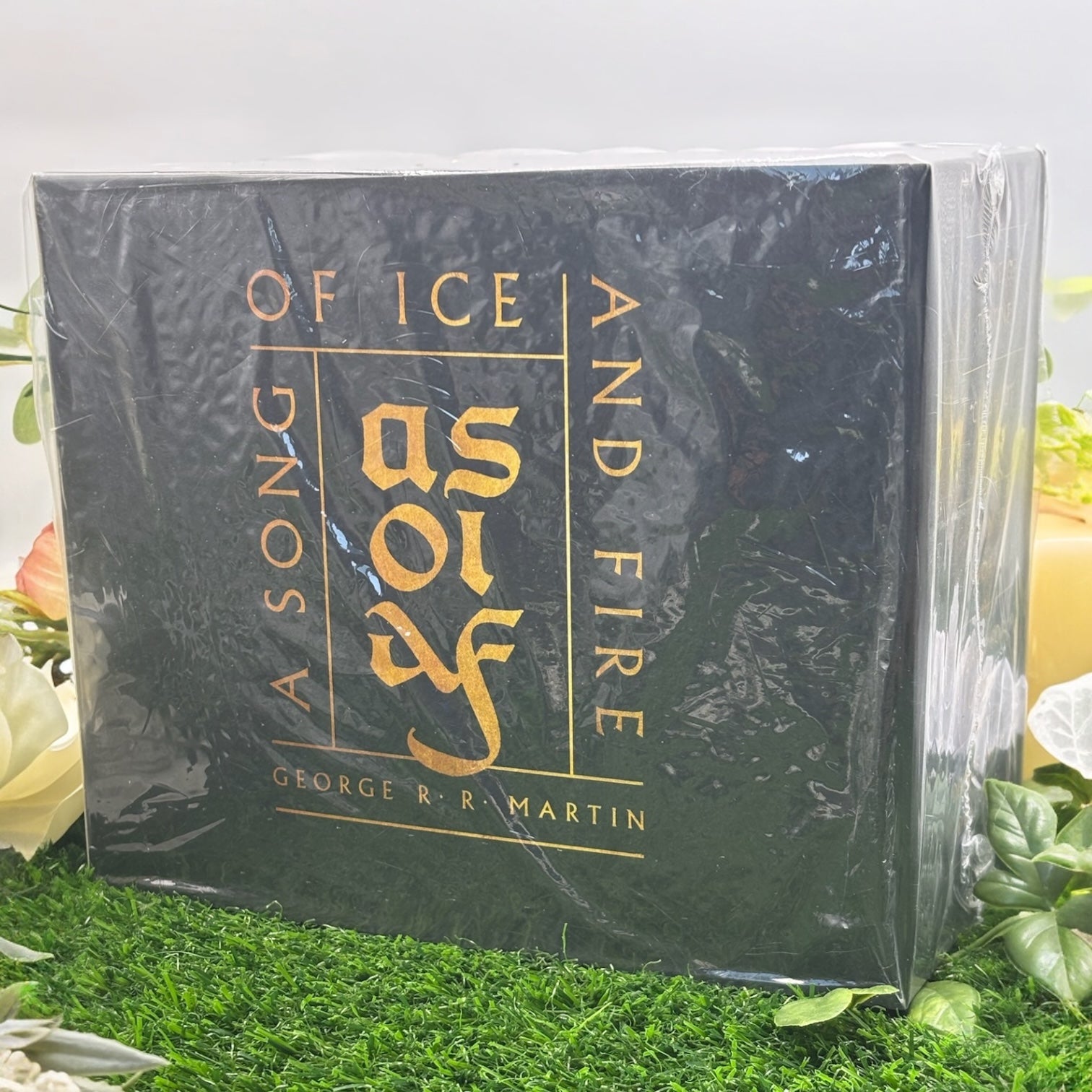 Special edition paperback box set of A Song of Ice and Fire by George R.R. Martin with custom edges