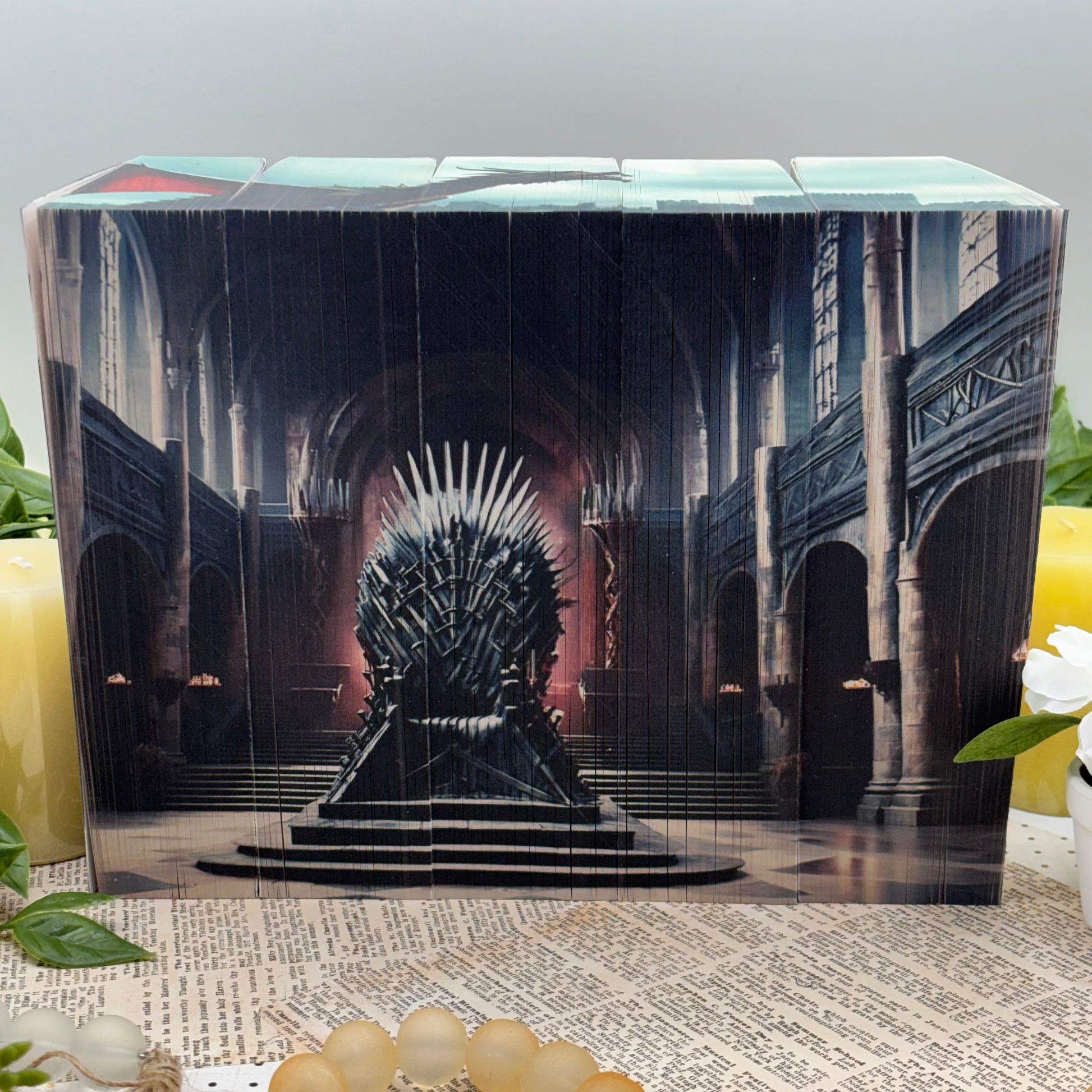 Special edition paperback box set of A Song of Ice and Fire by George R.R. Martin with custom edges