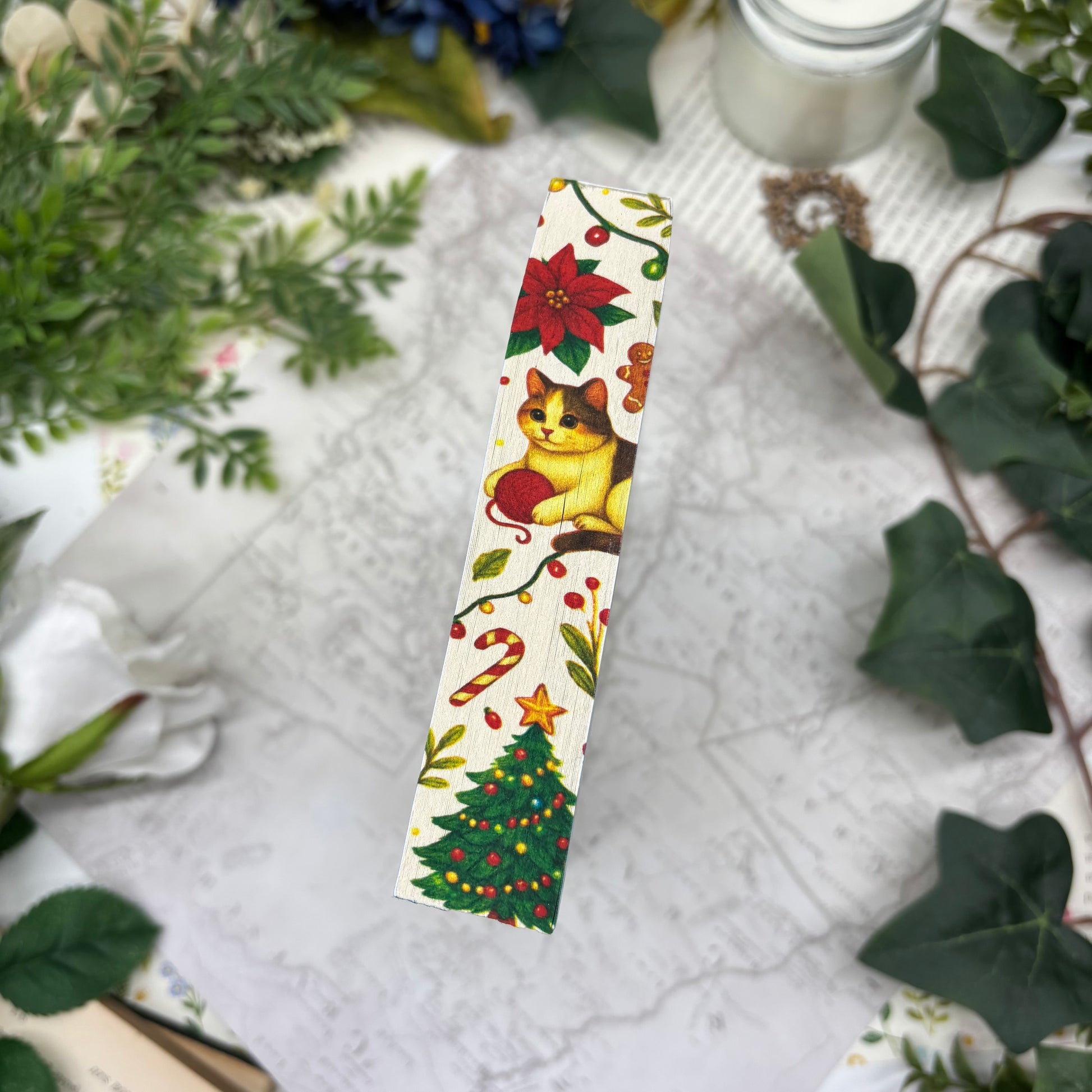 Handmade special edition of The Gingerbread Bakery paperback with custom edges