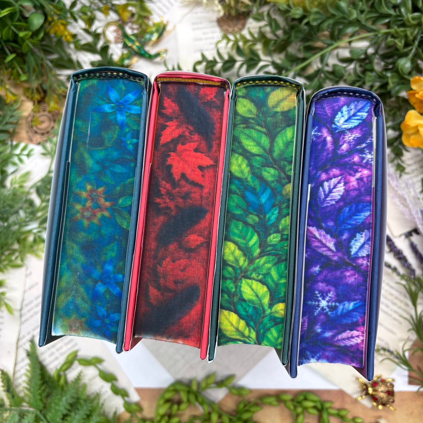 Green Creek series by TJ Klune four book special edition hardcover set with custom designed edges tops