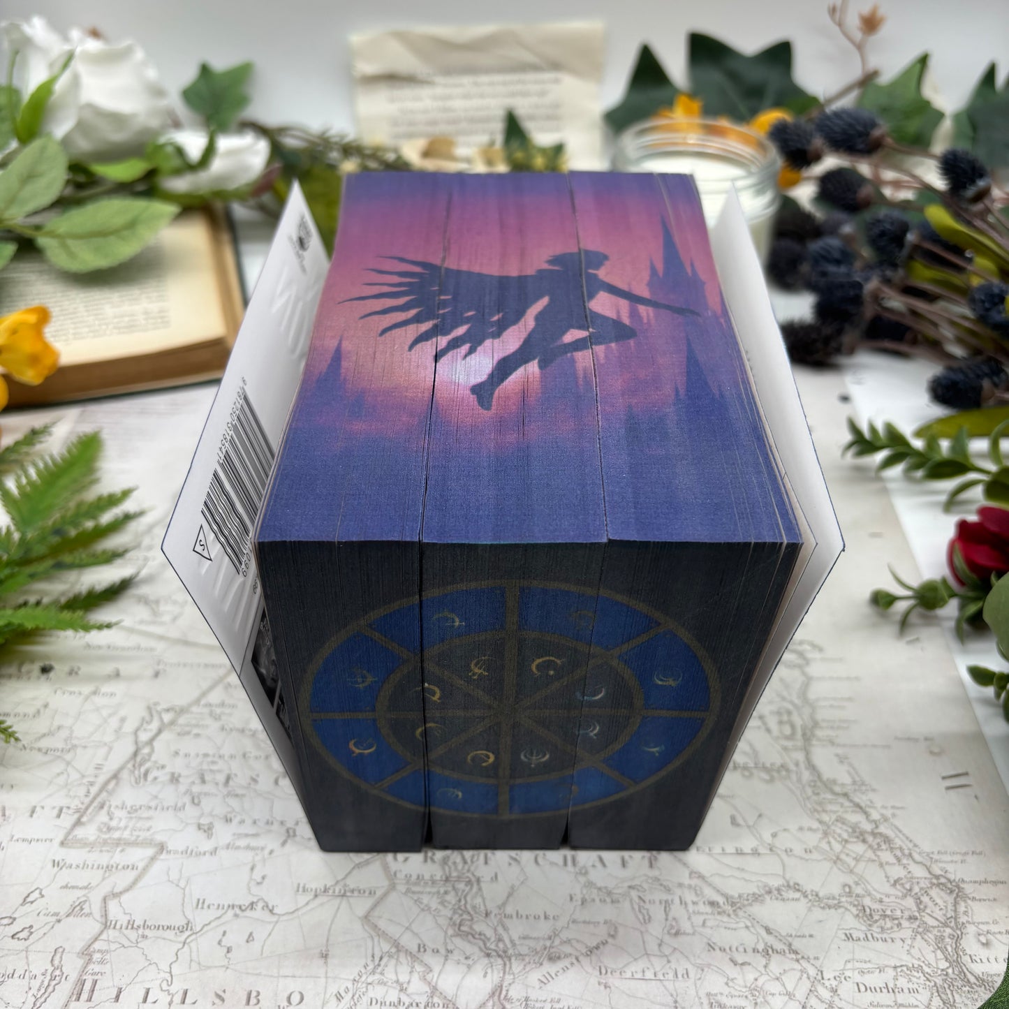 Custom fantasy book edge – Mistborn special edition