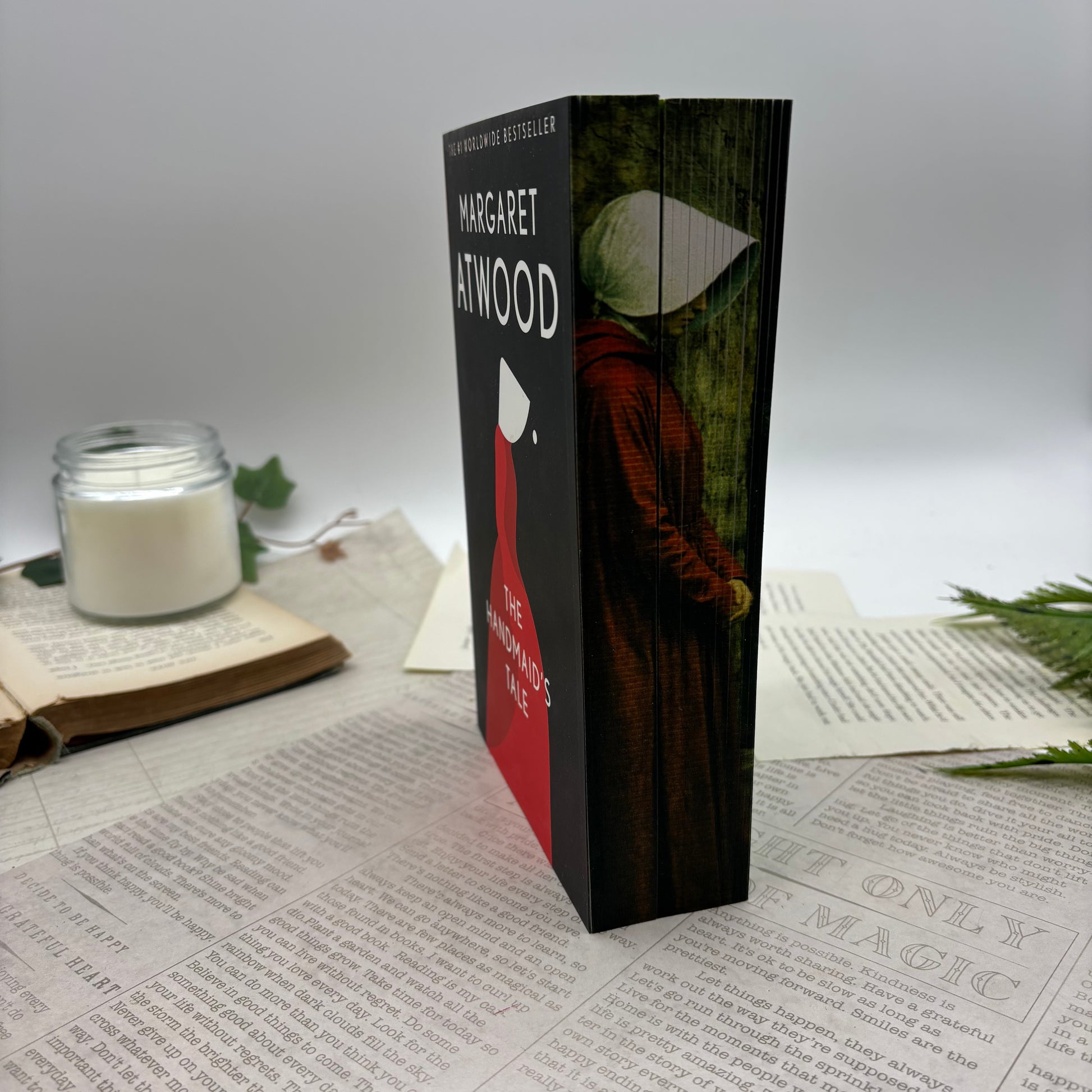 Handmaid’s Tale and Testaments by Margaret Atwood special edition paperback set with custom edges