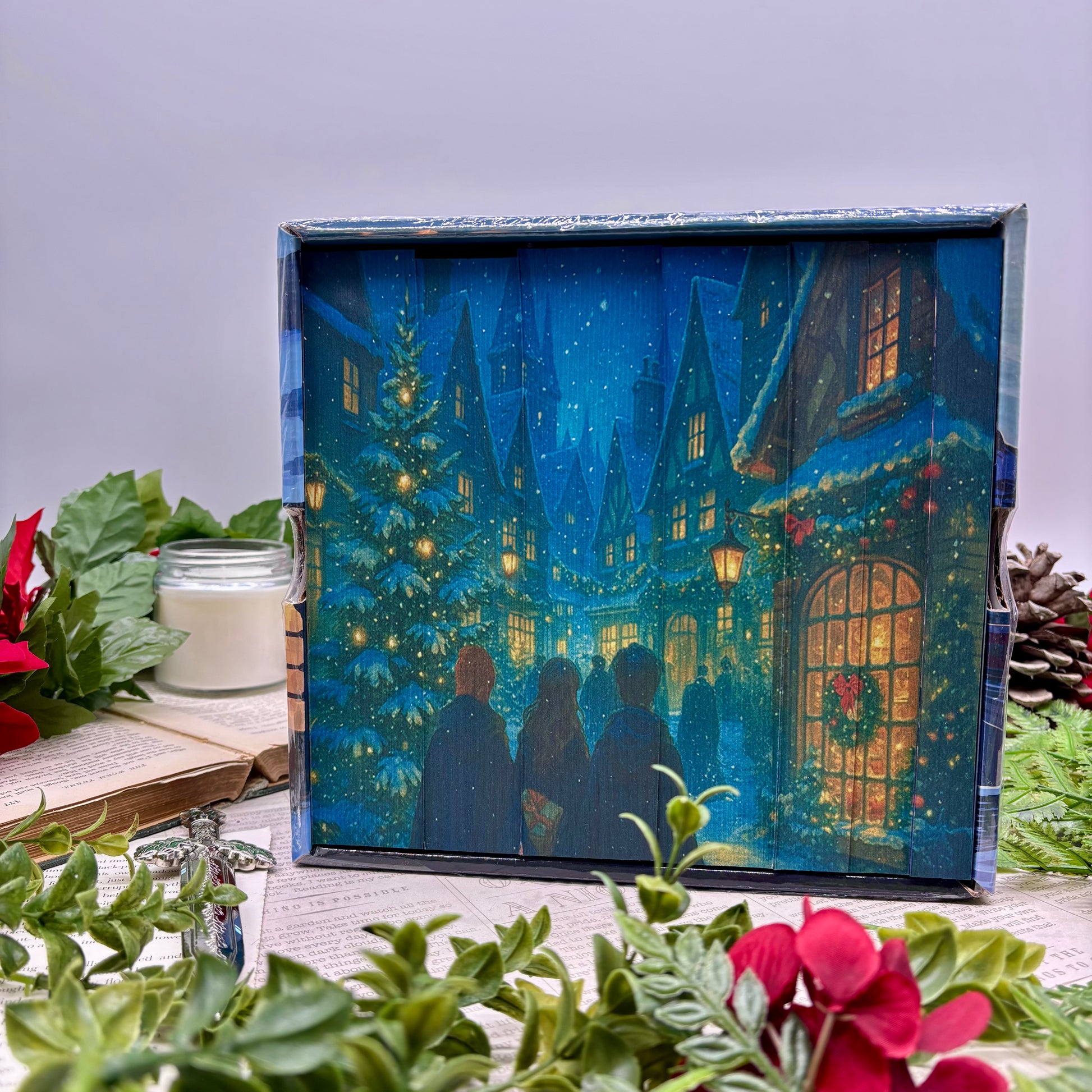 Harry Potter paperback box set by J. K. Rowling holiday special edition with custom edges