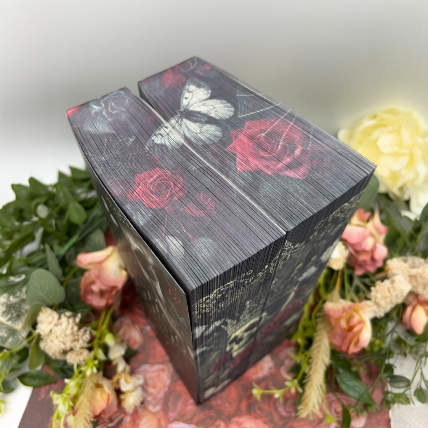 Special edition paperback set of Haunting Adeline and Hunting Adeline by H.D. Carlton with custom edges tops