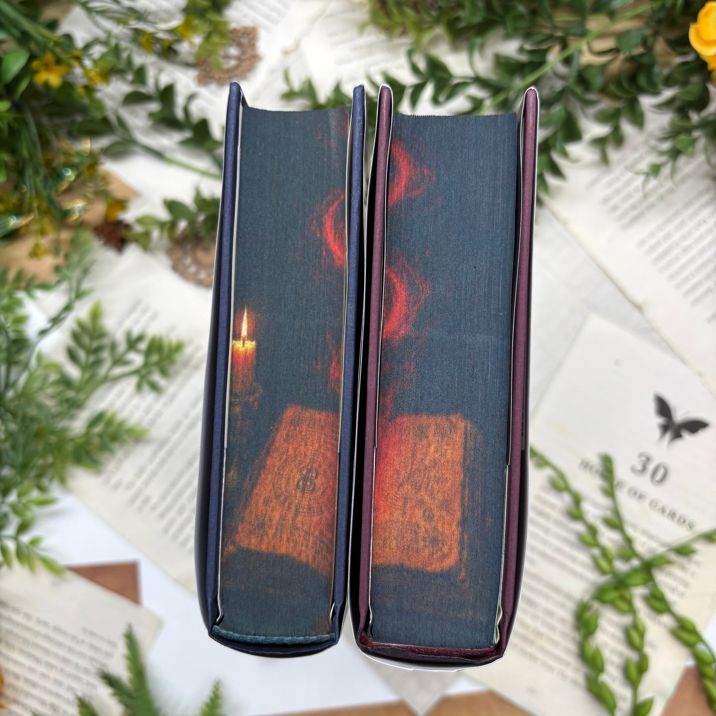 Heartless Hunter Duology by Kristen Ciccarelli special edition hardcover set with custom designed edges bottoms