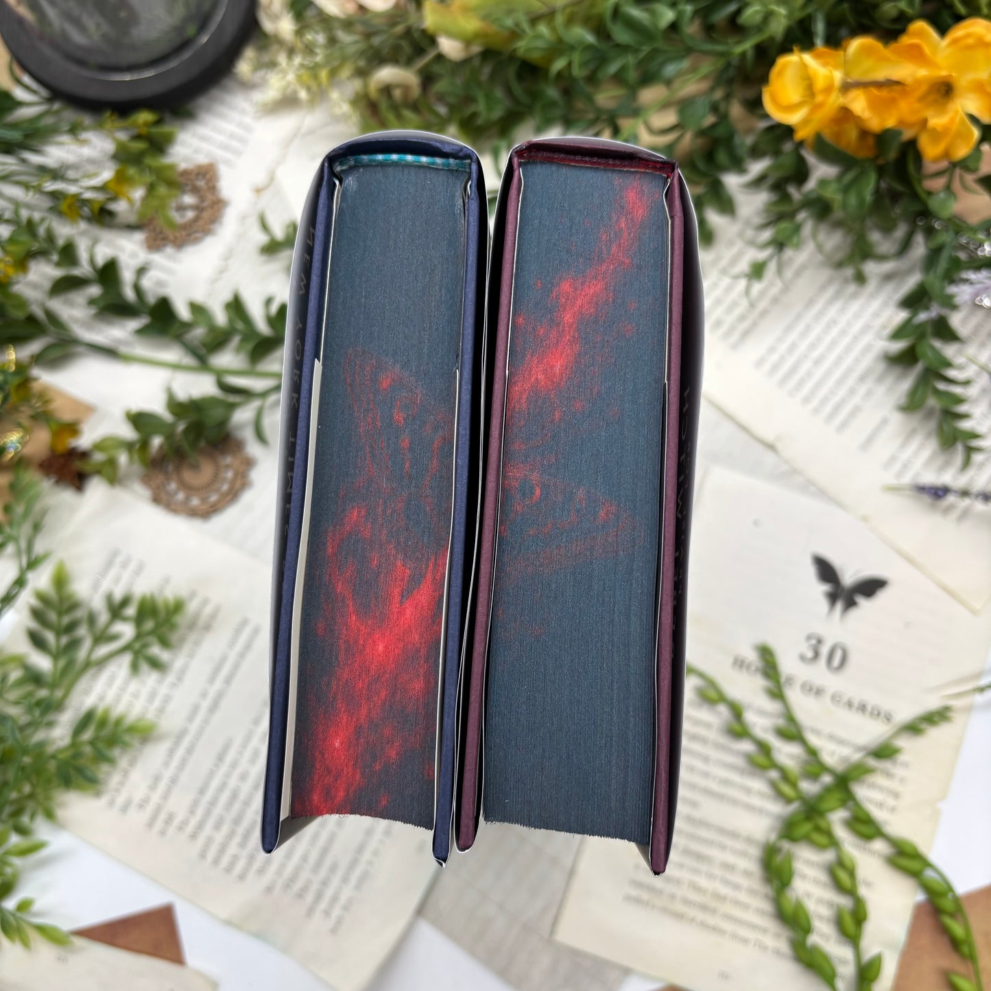Heartless Hunter Duology by Kristen Ciccarelli special edition hardcover set with custom designed edges tops