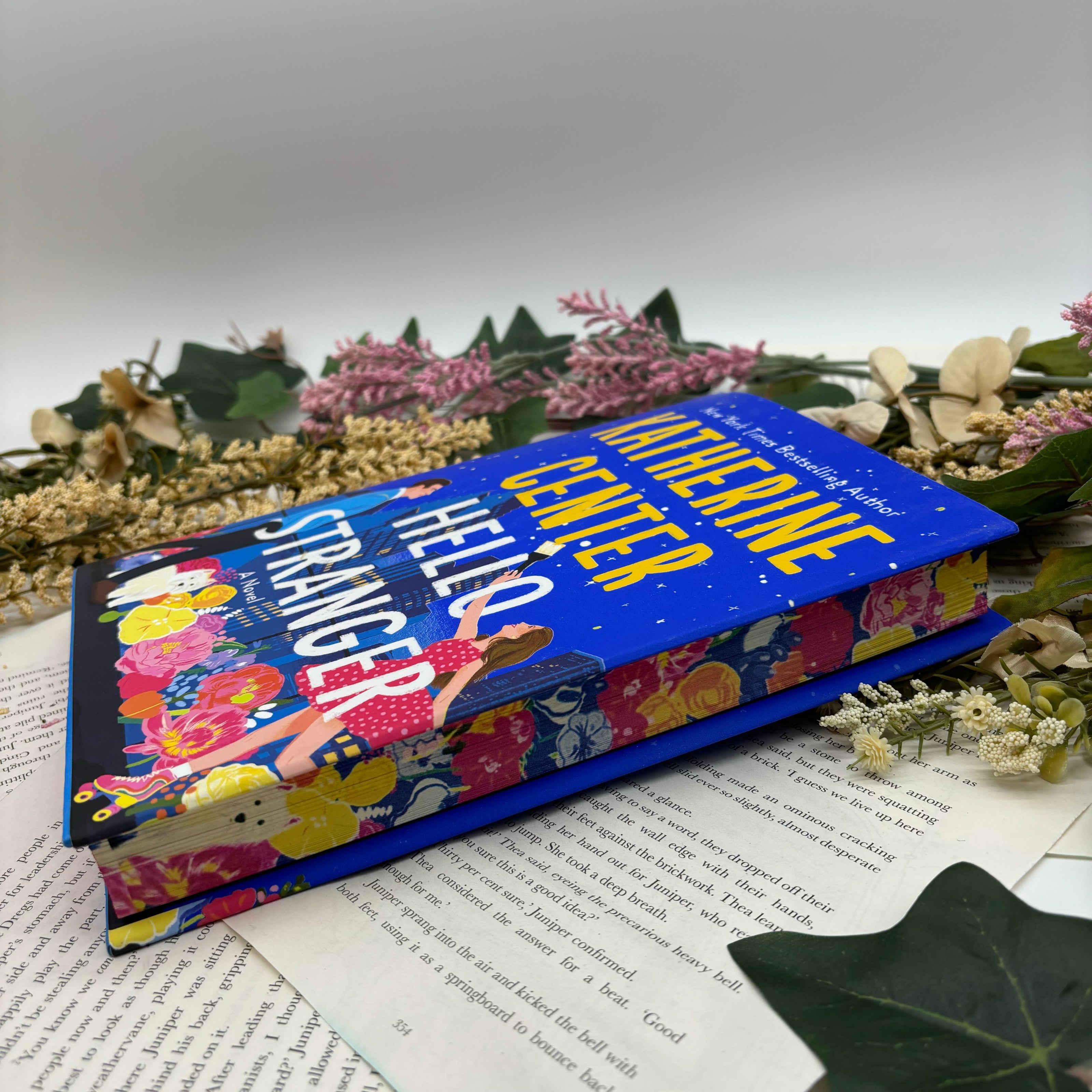 Hello Stranger by Katherine Center special edition paperback hardcover with custom edges