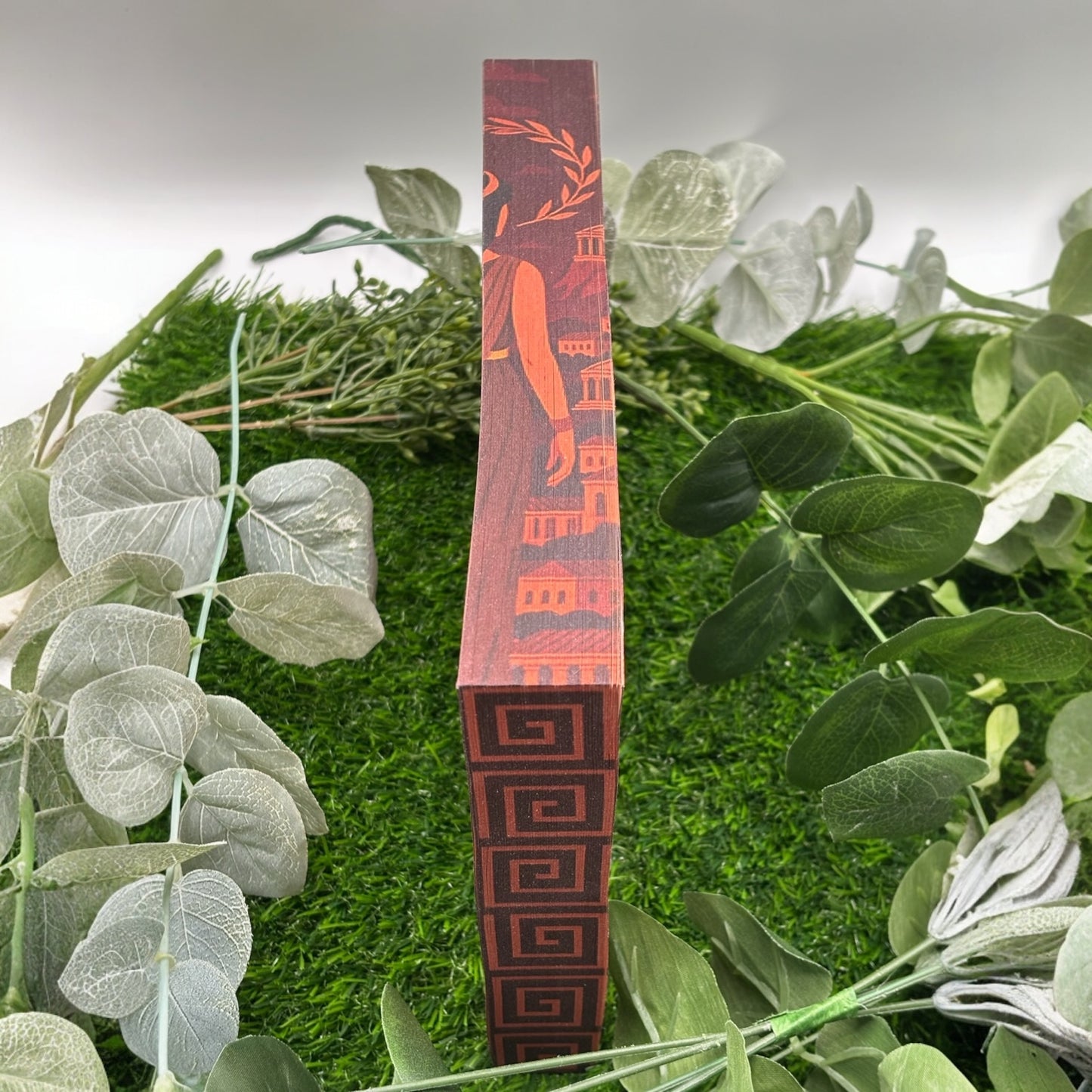 Special edition of Hera by Jennifer Saint paperback with custom printed edges