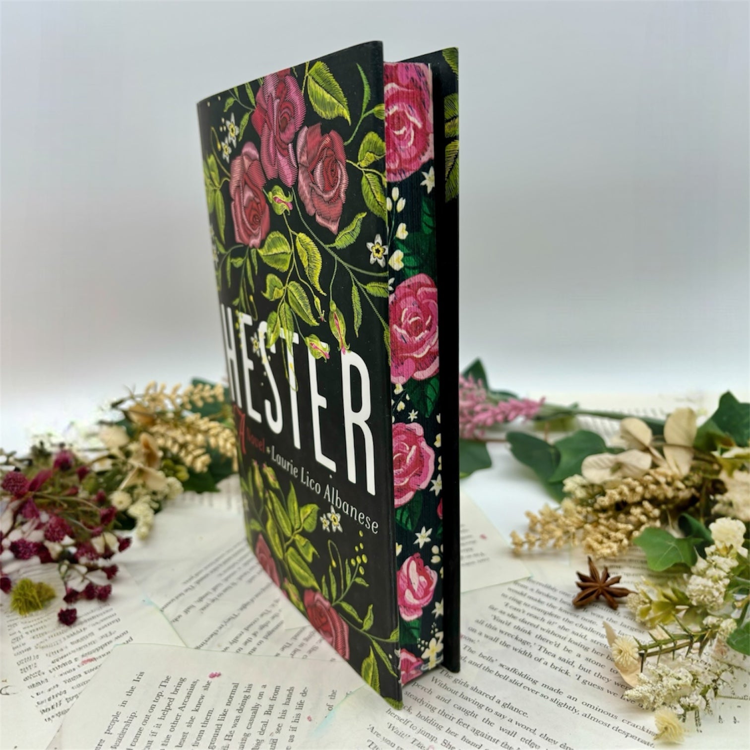 Hester by Laurie Lico Albanese special edition paperback hardcover with custom edges