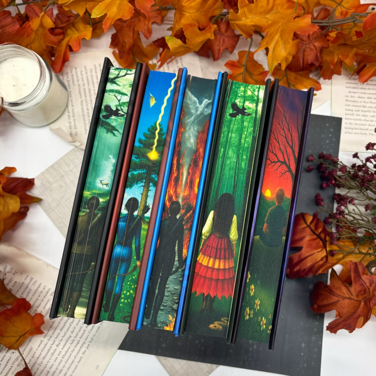 The Hunger Games by Suzanne Collins special edition hardcover with custom designed edges middles