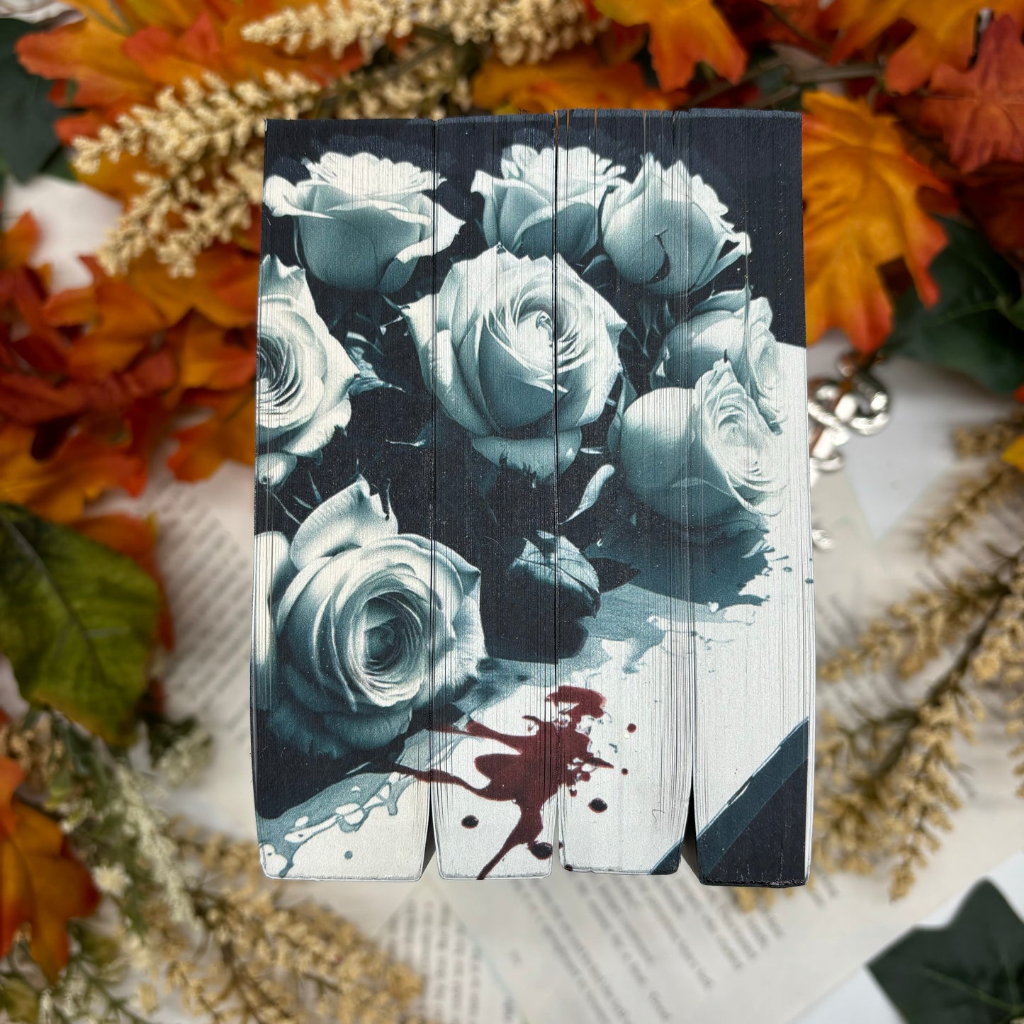 The Hunger Games by Suzanne Collins special edition paperback with custom designed edges bottom view