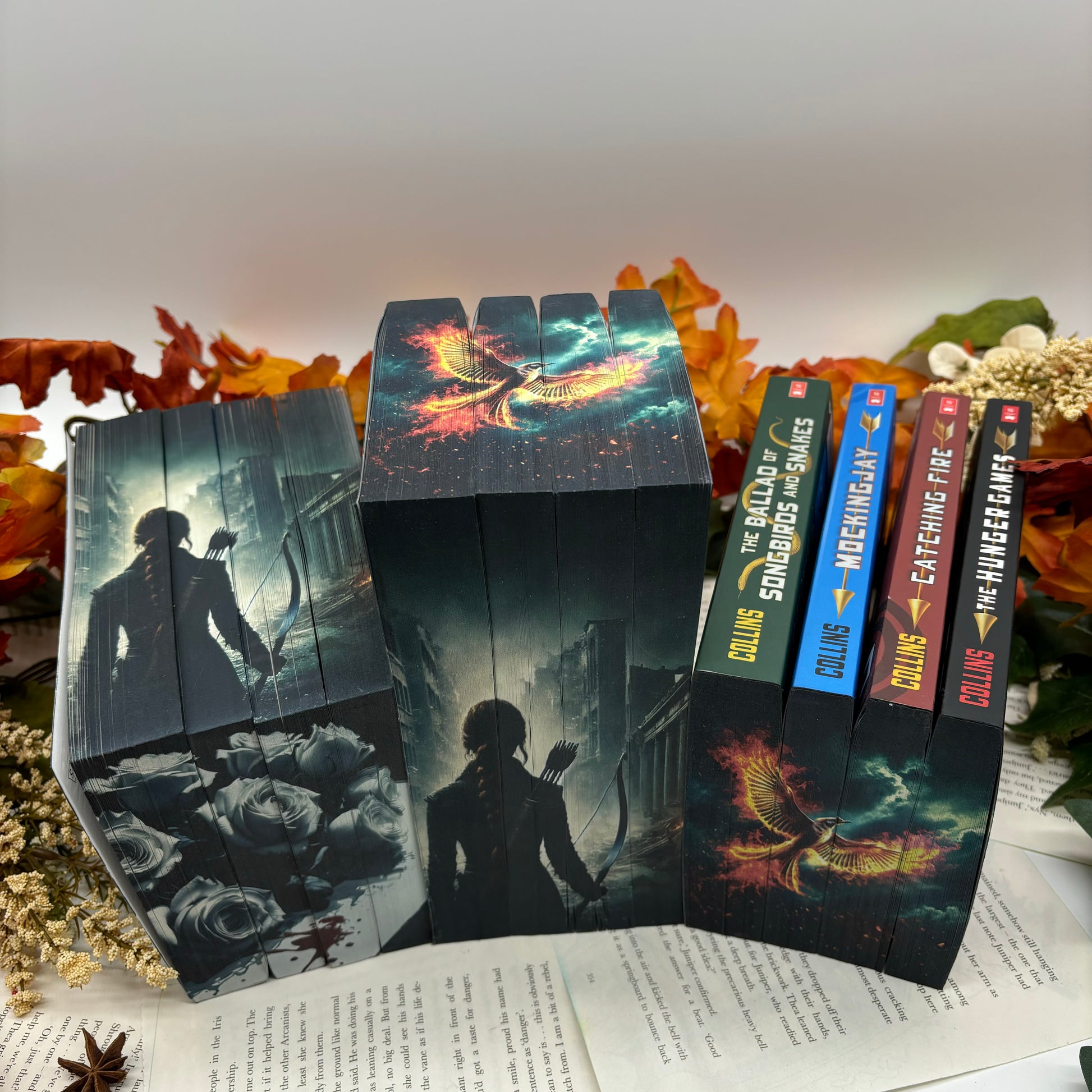 The Hunger Games by Suzanne Collins special edition paperback with custom designed edges 