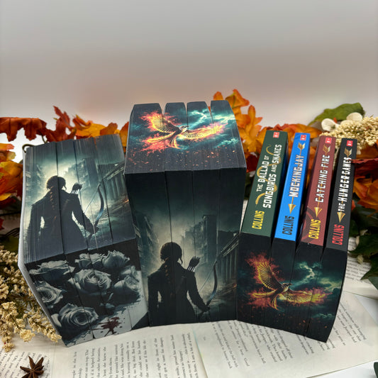 The Hunger Games by Suzanne Collins special edition paperback with custom designed edges 