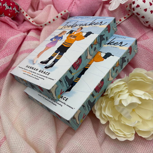 Icebreaker by Hannah Grace special edition paperback with custom sprayed edges front view