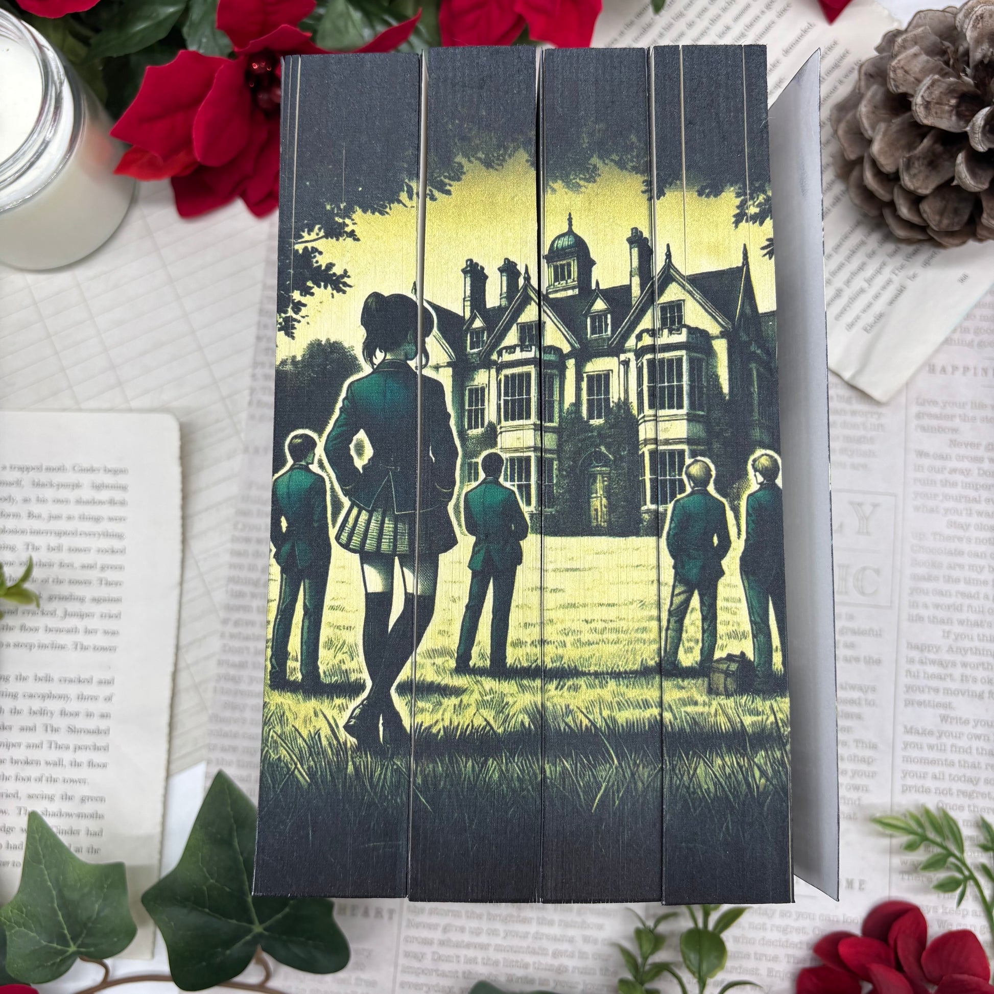 Inheritance Games series by Jennifer Lynn Barnes special edition paperback set with custom edges middle