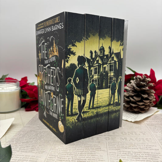 Inheritance Games series by Jennifer Lynn Barnes special edition paperback set with custom edges