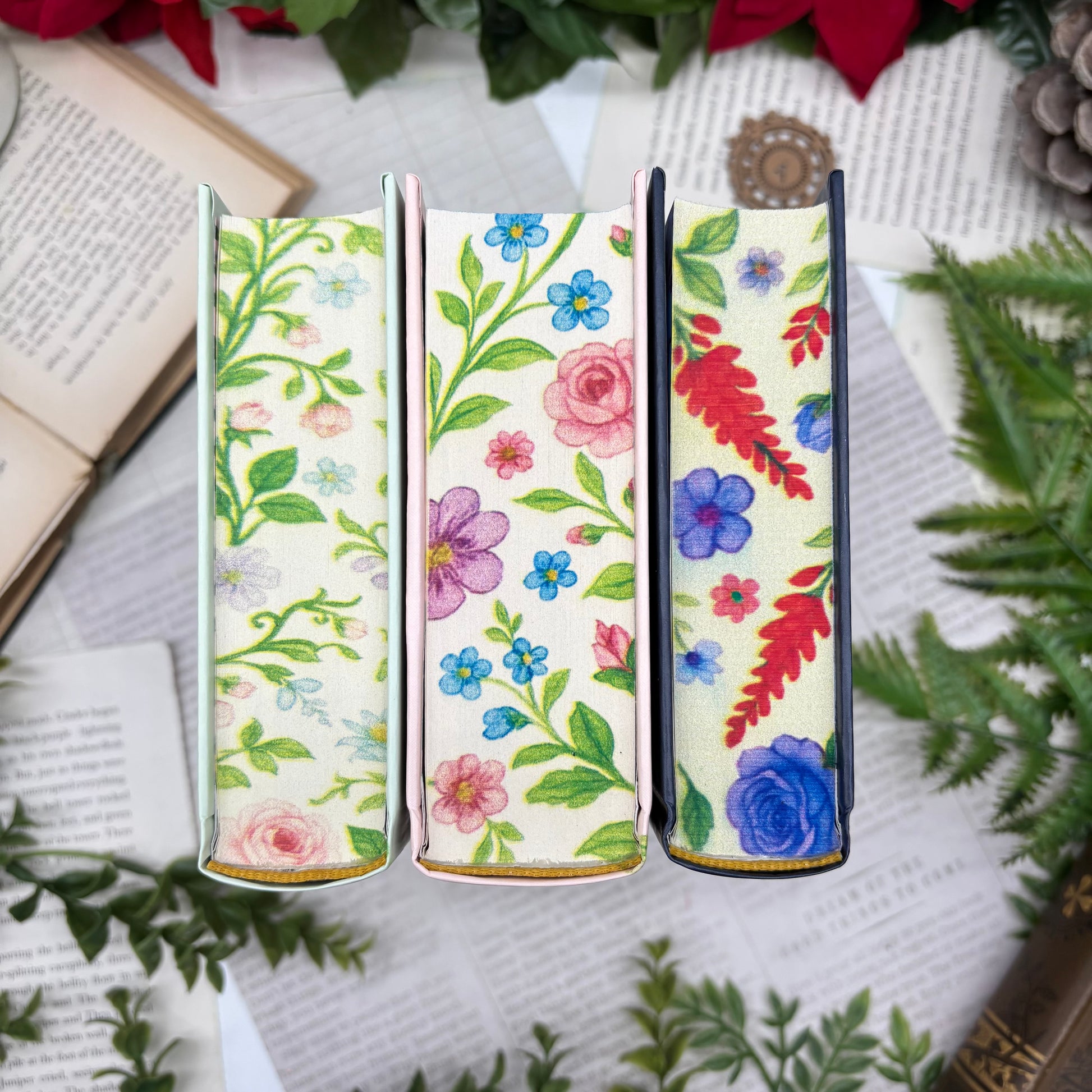 Jane Austen set with Pride and Prejudice Emma and Sense and Sensibility special edition hardcover with custom edges tops