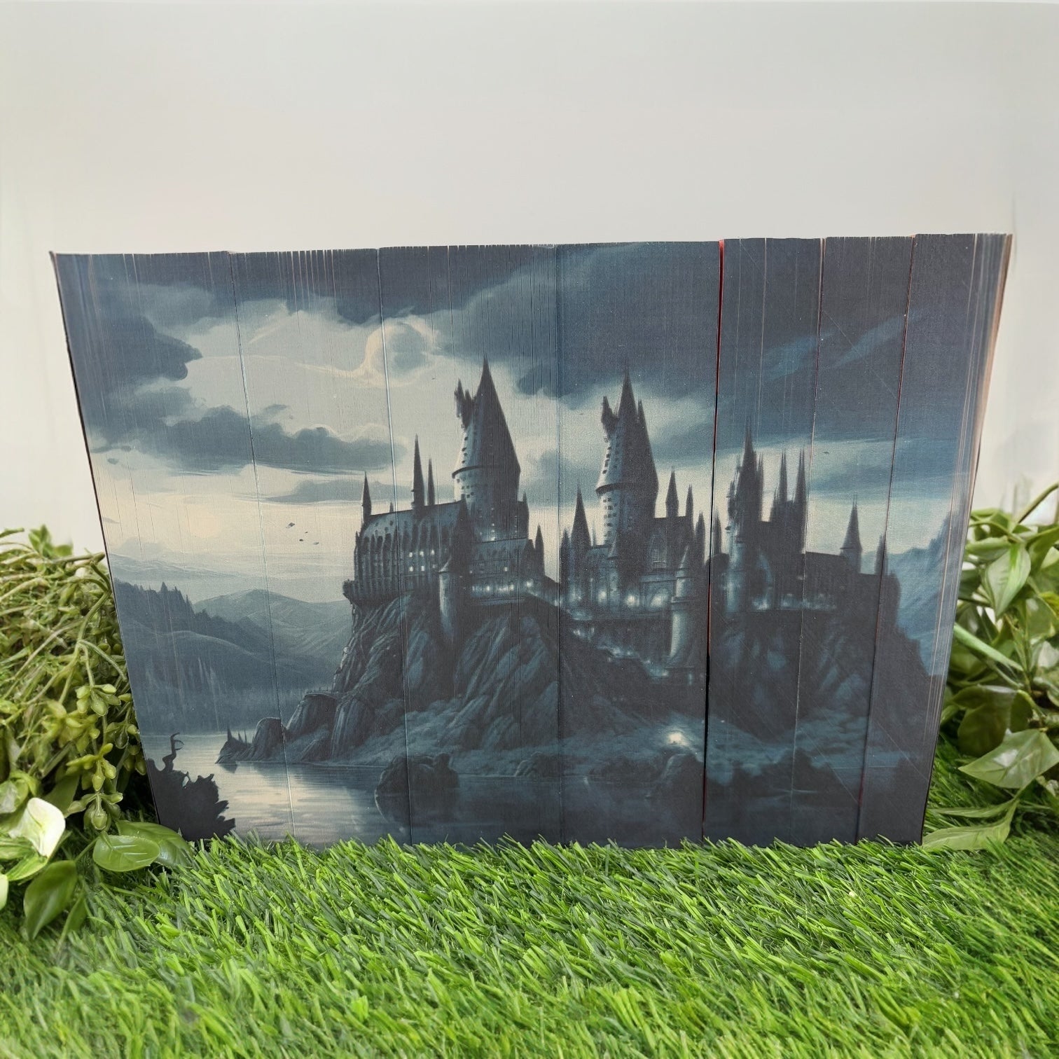 Harry Potter special edition paperback box set with Hogwarts Castle stenciled edges