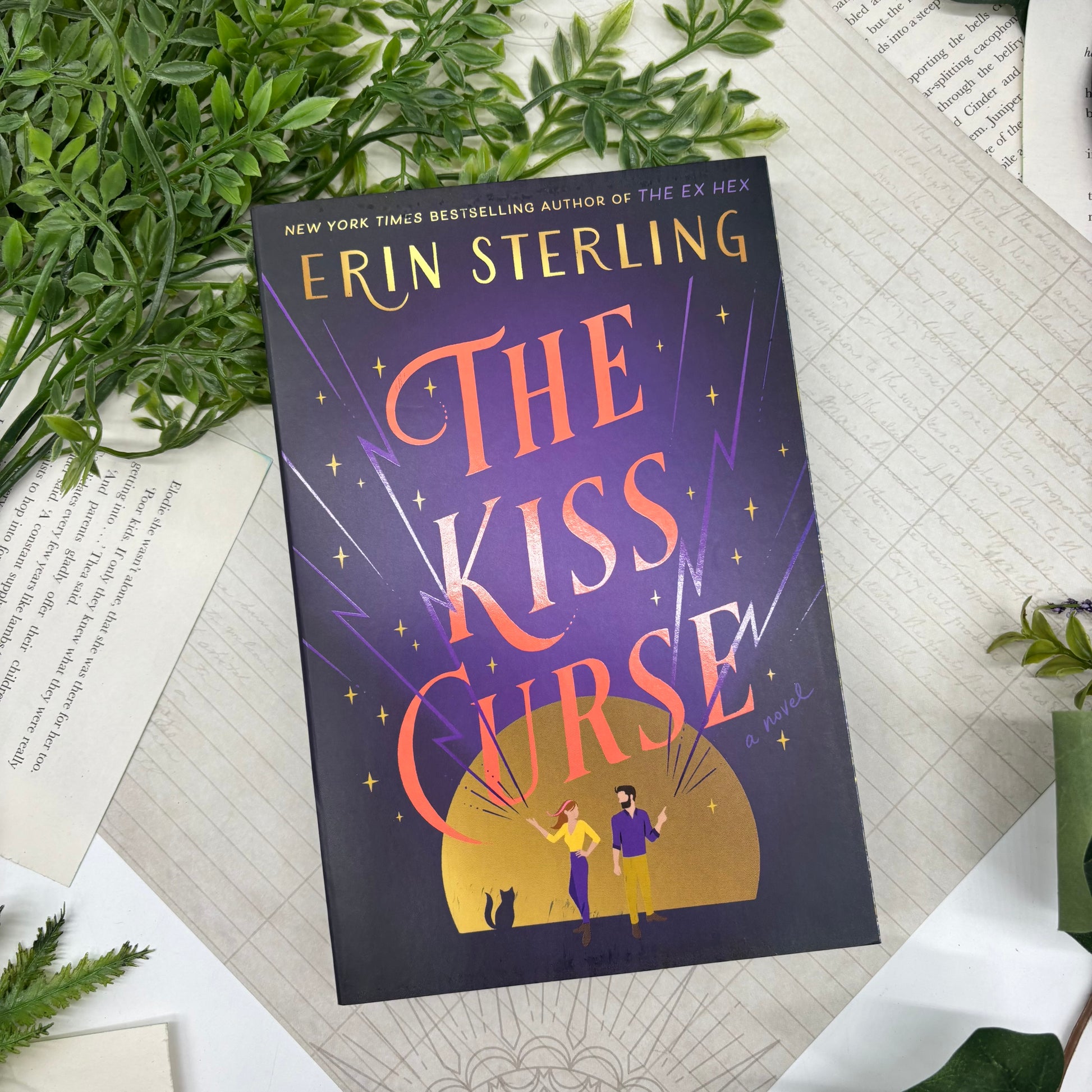 Bibliapolis Books exclusive edition of The Kiss Curse with magical edges