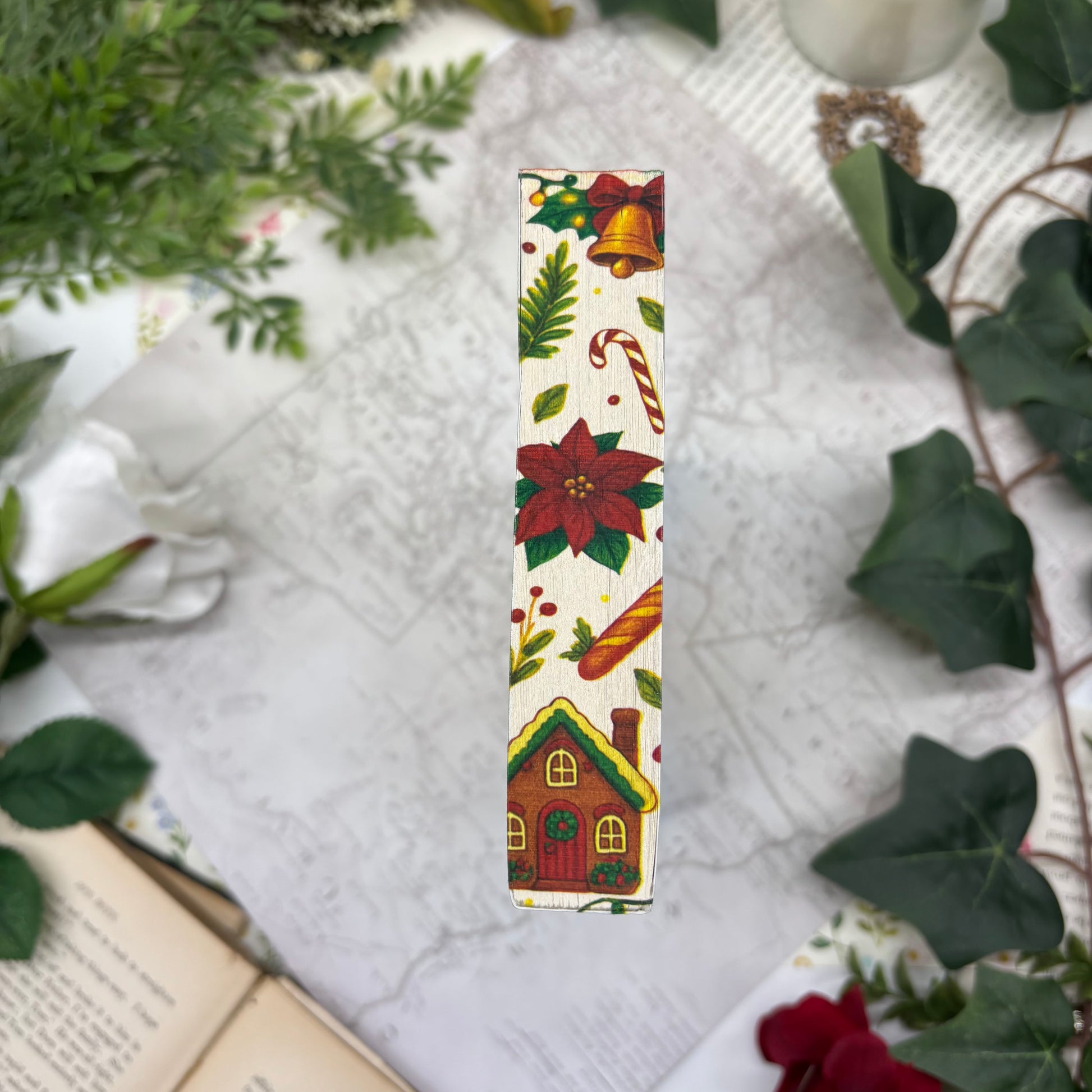 Handmade special edition of The Gingerbread Bakery paperback with custom edges