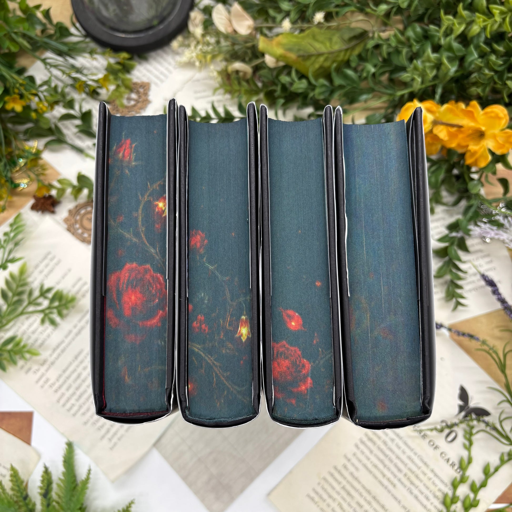 Lightlark by Alex Aster special edition hardcover with custom designed edges bottom view