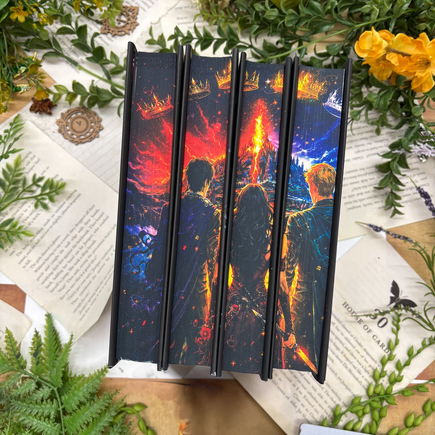 Lightlark by Alex Aster special edition hardcover with custom designed edges front view