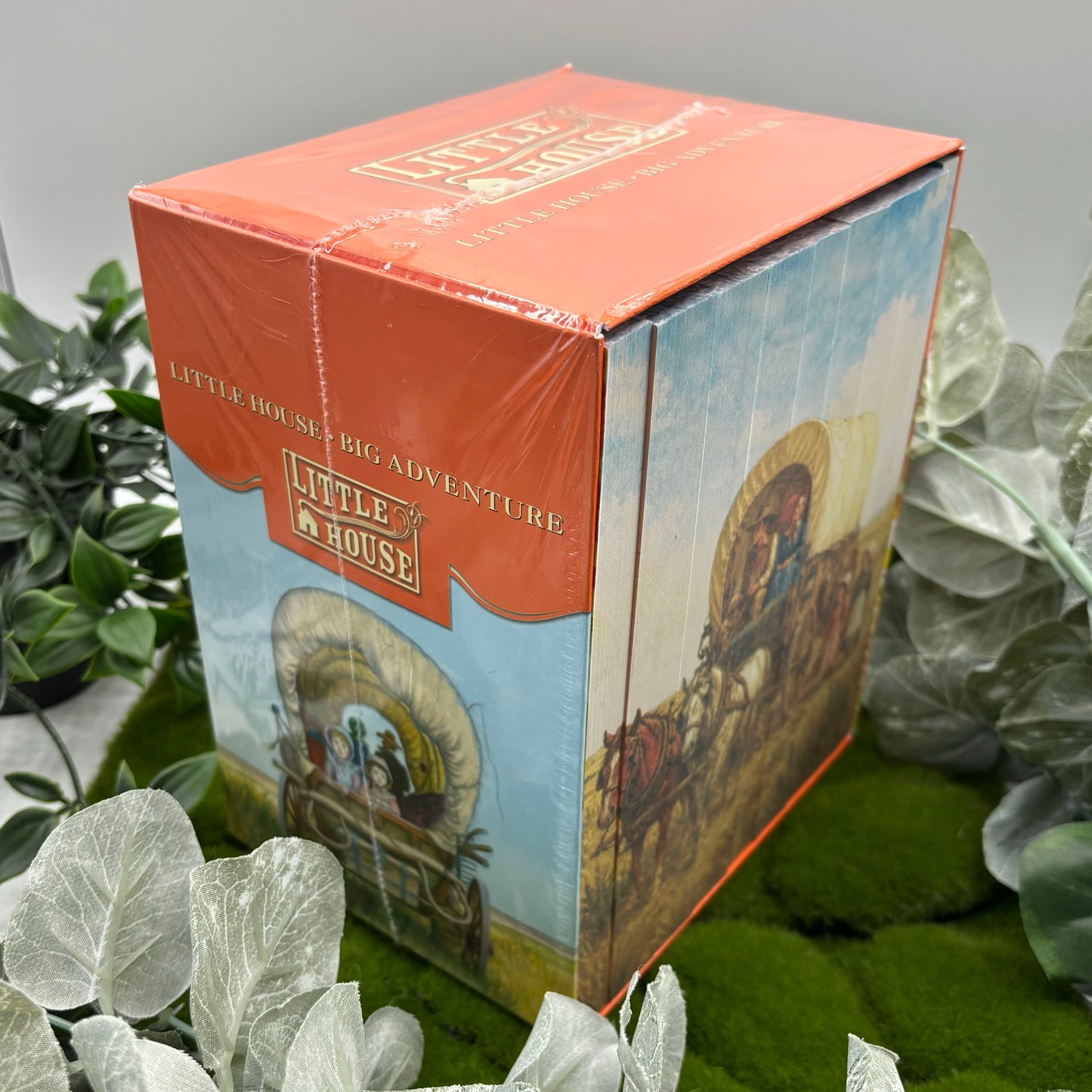 Little House on the Prairie series by Laura Ingalls Wilder special edition paperback set with custom edges