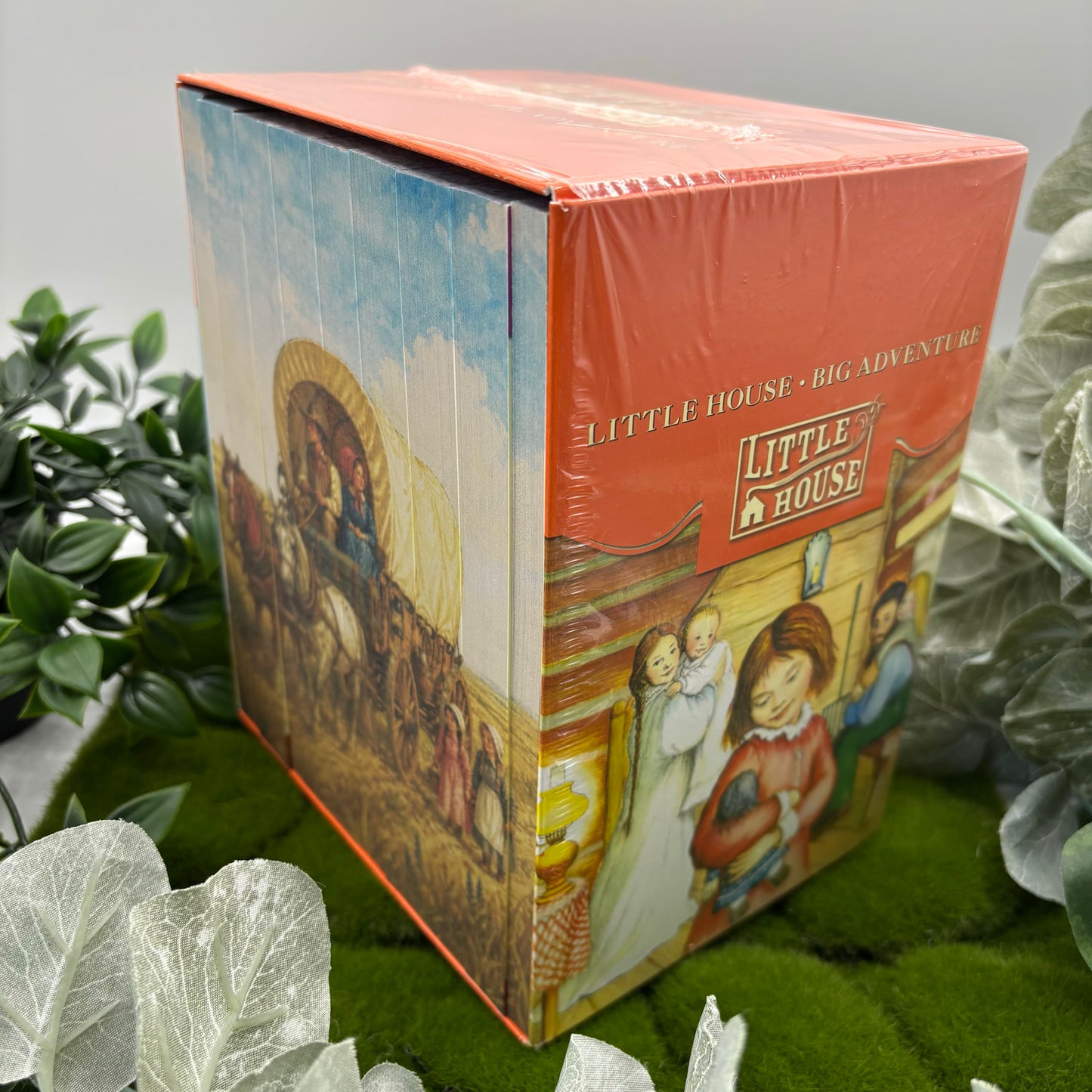 Little House on the Prairie series by Laura Ingalls Wilder special edition paperback set with custom edges