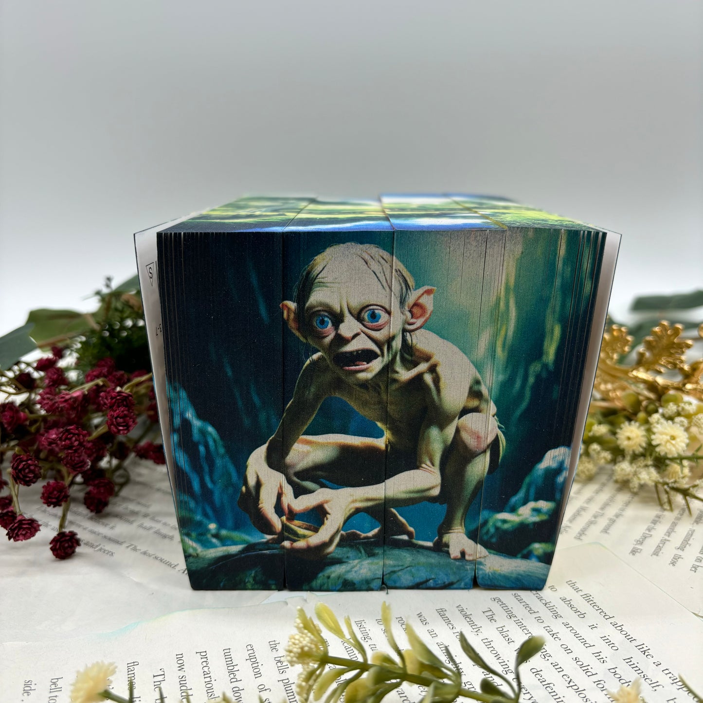 Lord of the Rings paperback set by J. R. R. Tolkien with shire custom edges special edition bottom