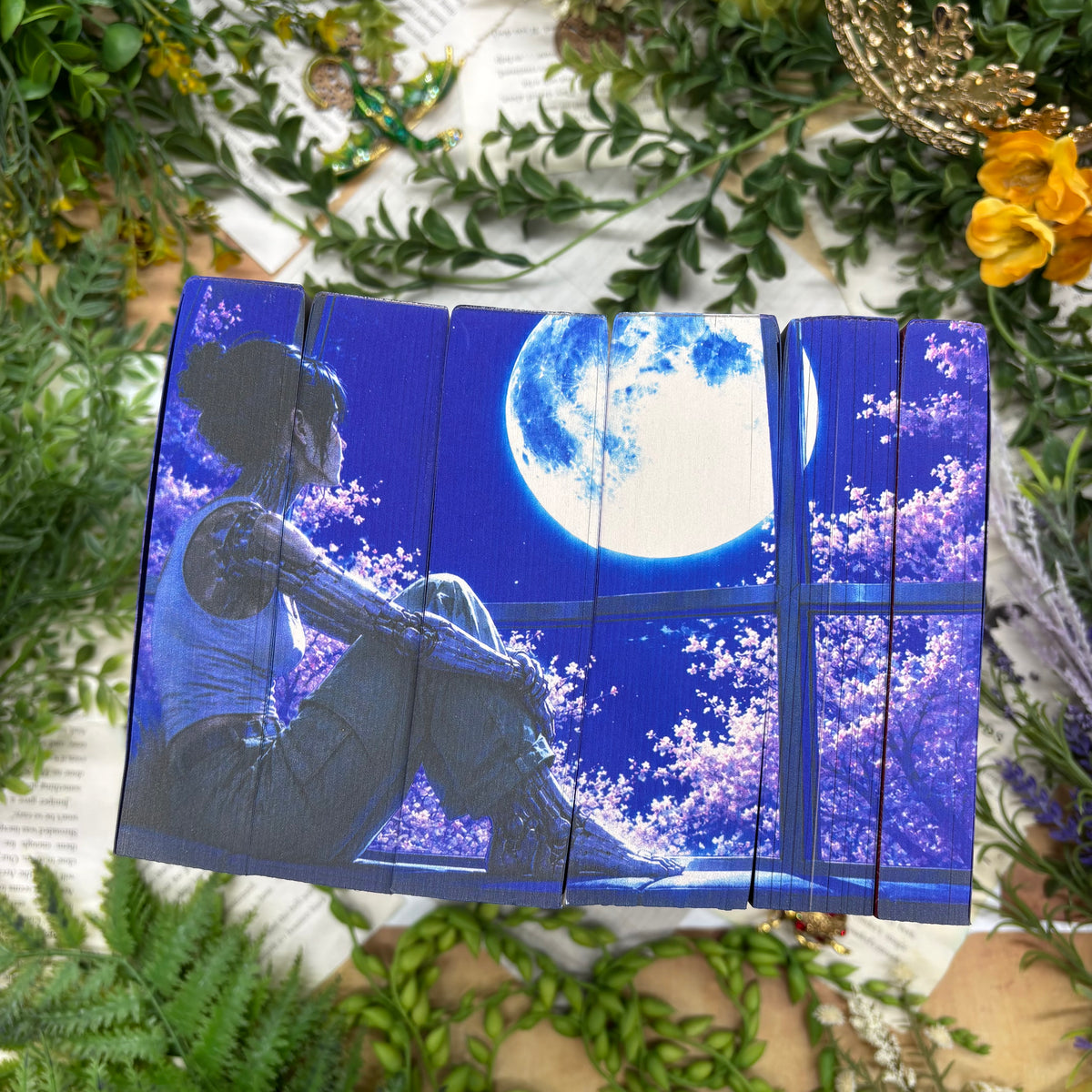 The Lunar Chronicles by Marissa Meyer paperback set with custom edges top
