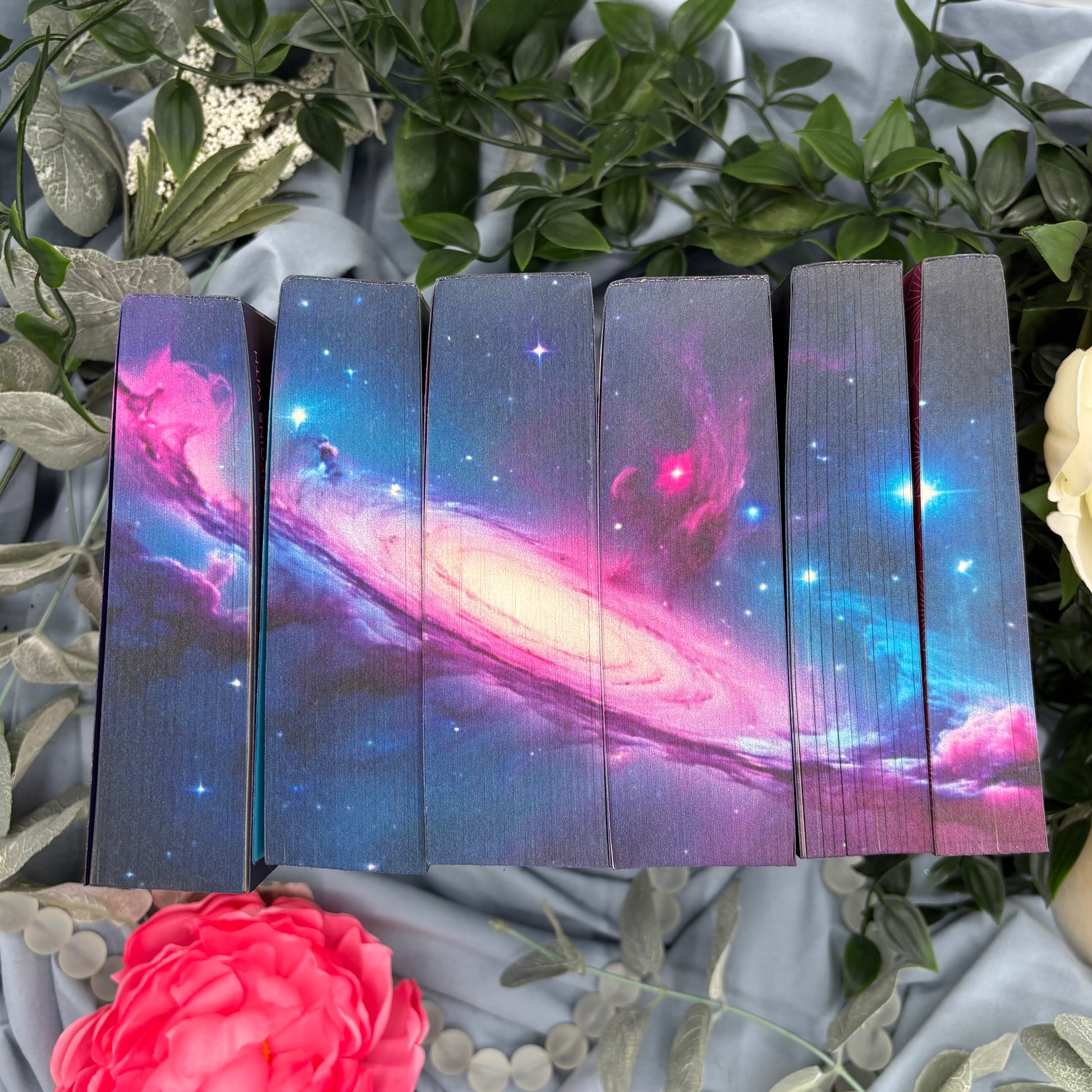 Lunar Chronicles series by Marissa Meyer special edition paperback set with custom edges tops  