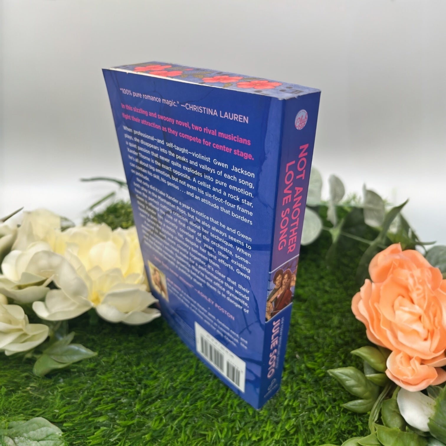 Not Another Love Song special edition paperback with printed edges back