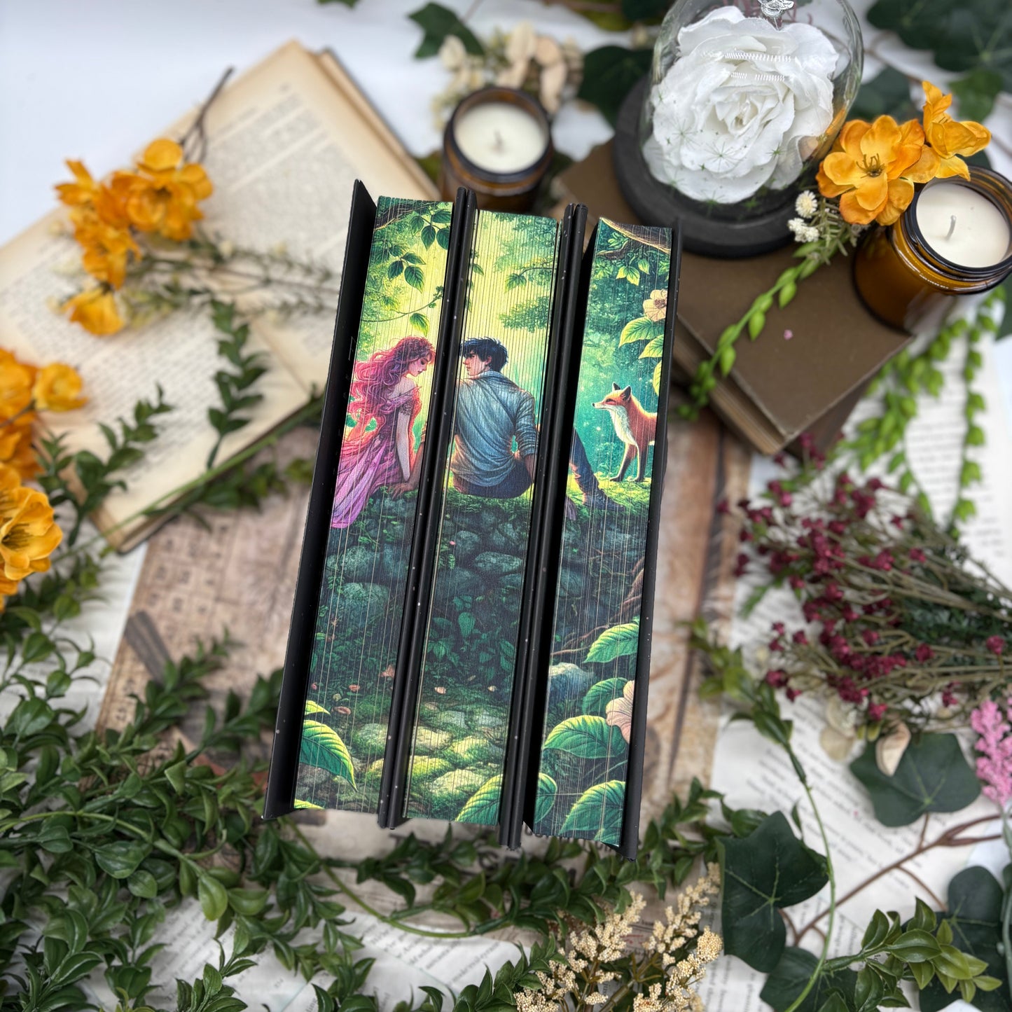 Once Upon a Broken Heart trilogy special edition hardcover set with custom edge designs