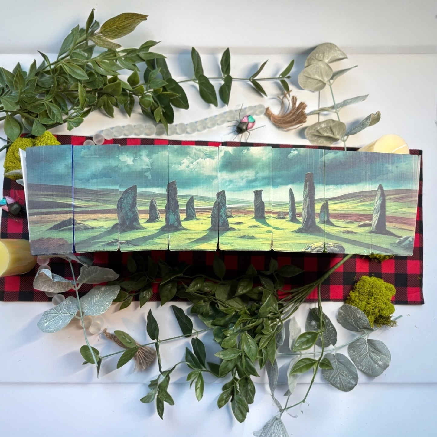 Outlander special edition paperback book set with custom edges by Diana Gabaldon