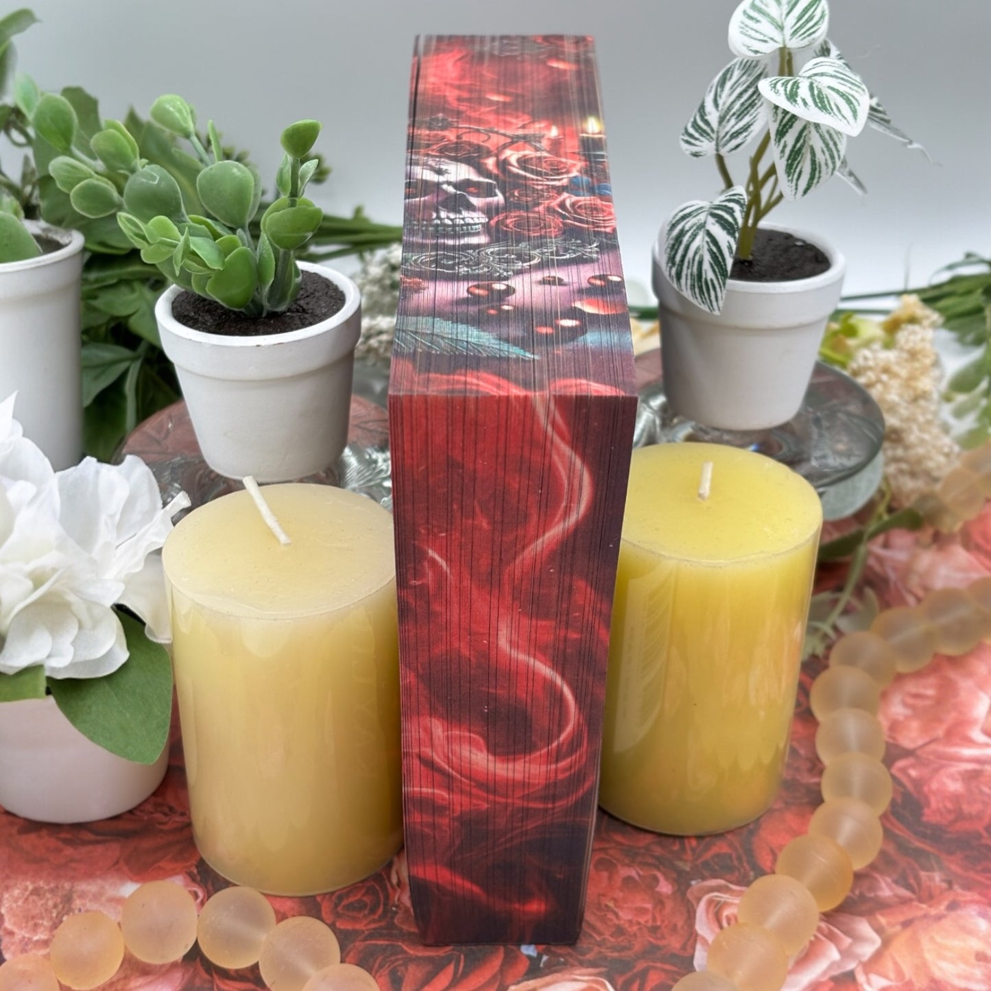 Wicked Games special edition paperback by Kaylie Smith with candles and smoke edge design Phantasma