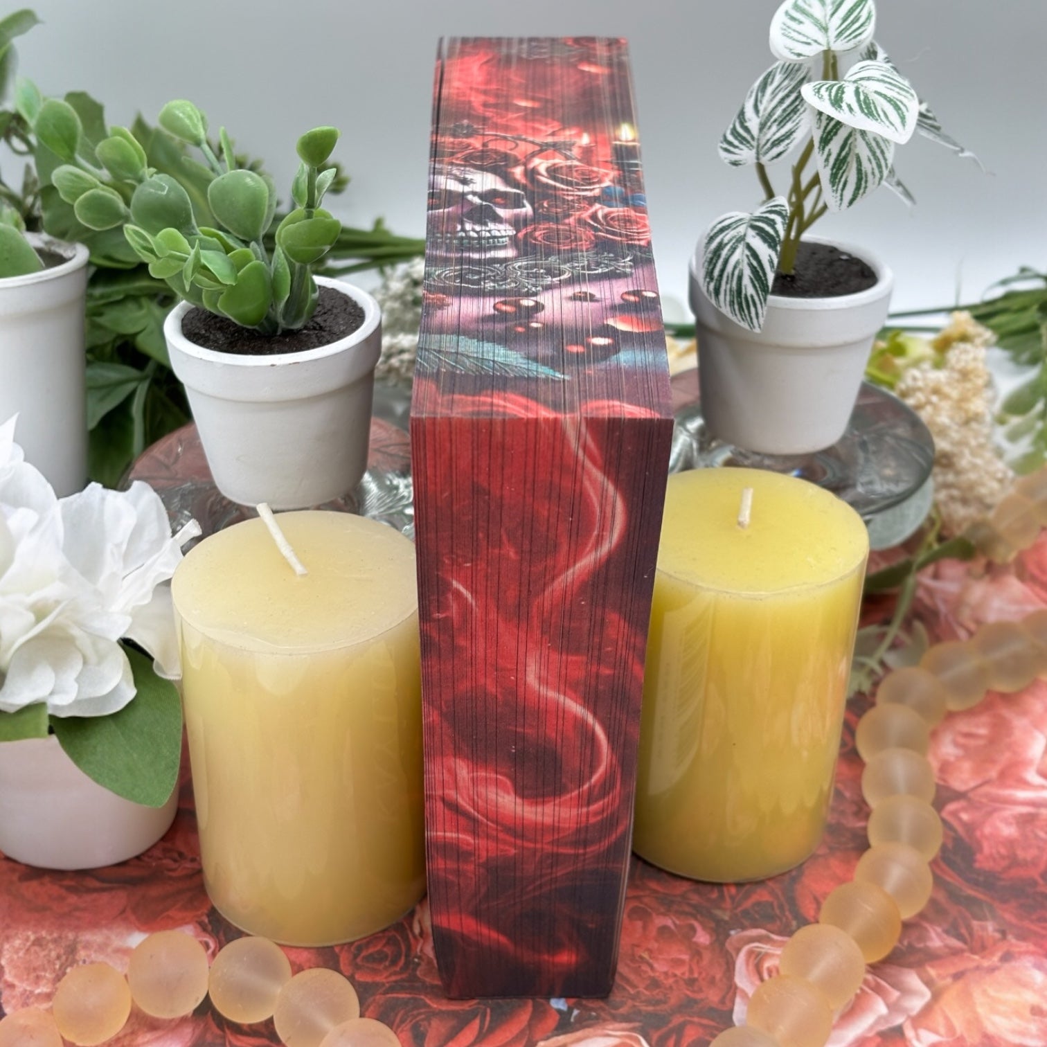 Wicked Games special edition paperback by Kaylie Smith with candles and smoke edge design Phantasma