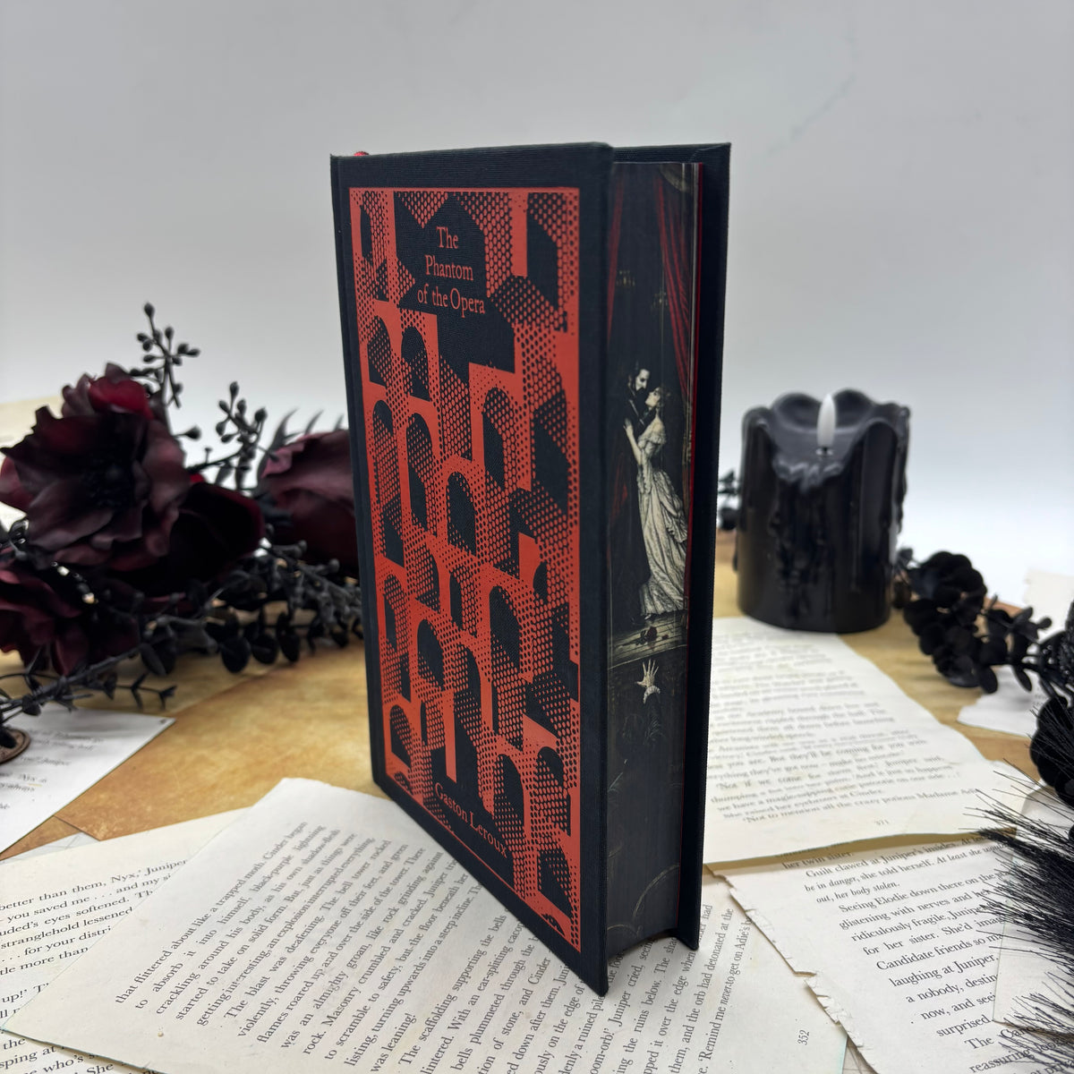 The Phantom of the Opera by Gaston Leroux Penguin Clothbound Classics hardcover with custom designed edges