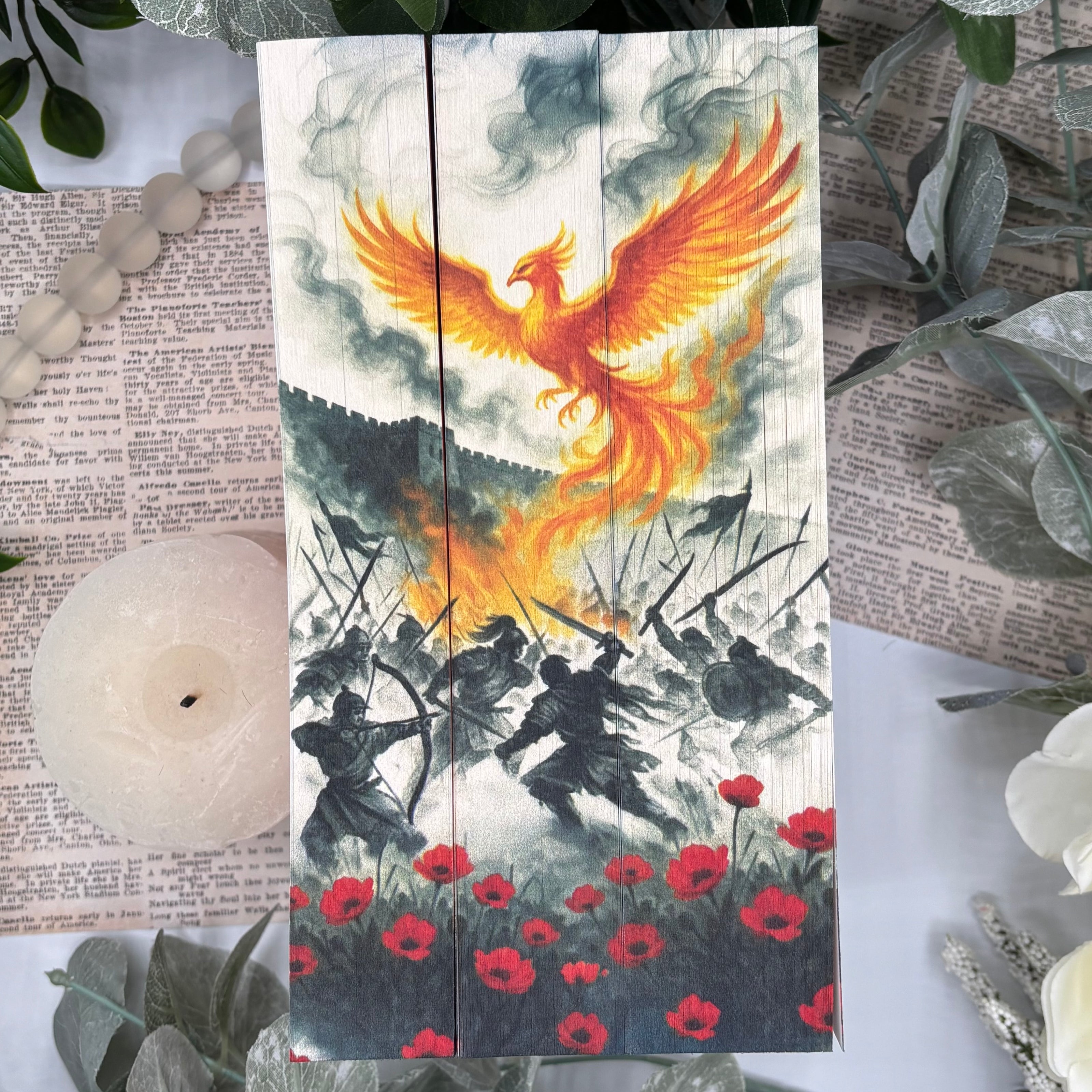 The Poppy War trilogy by R. F. Kuang special edition paperback set with custom sprayed edges