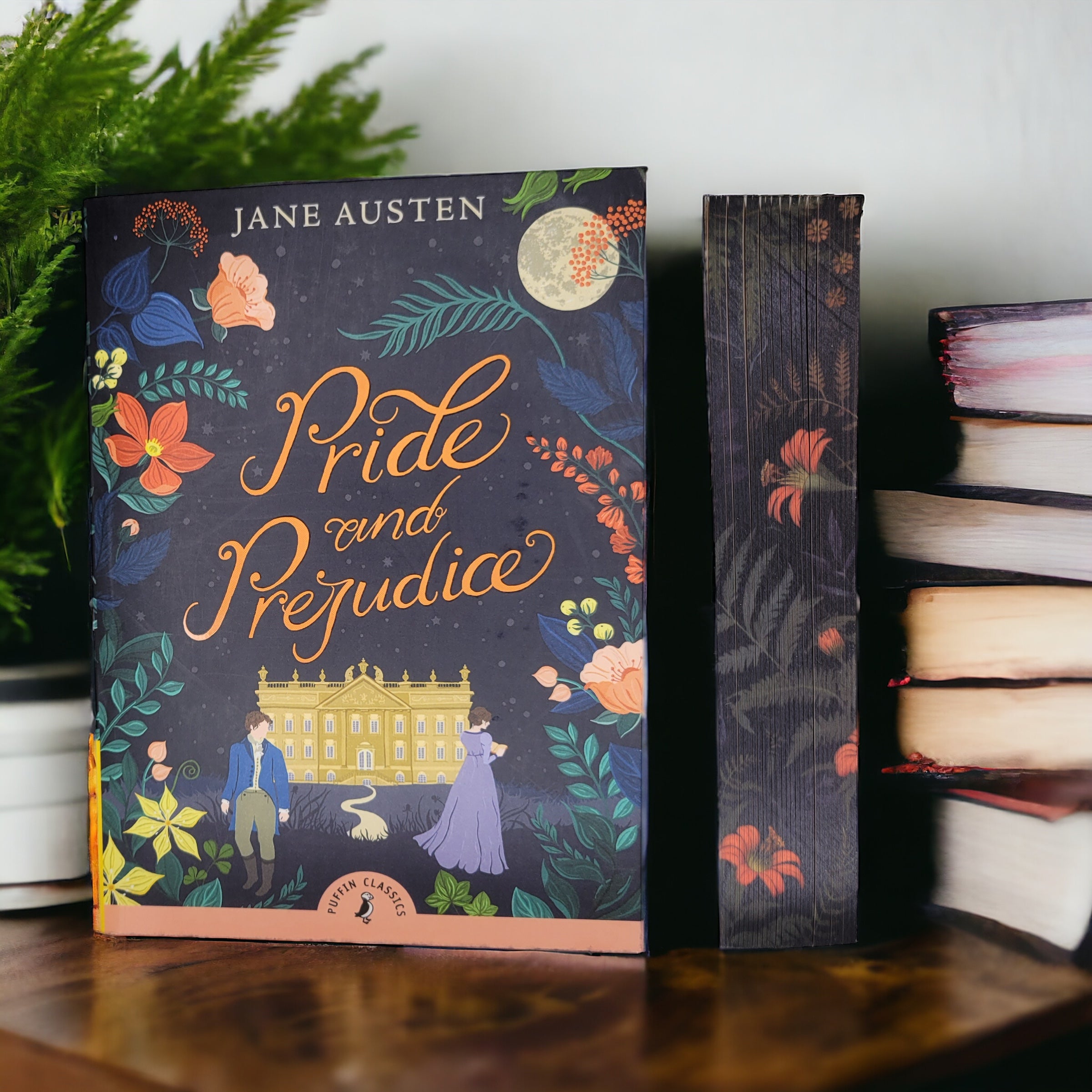 Pride and Prejudice by Jane Austen special edition paperback book with custom edges