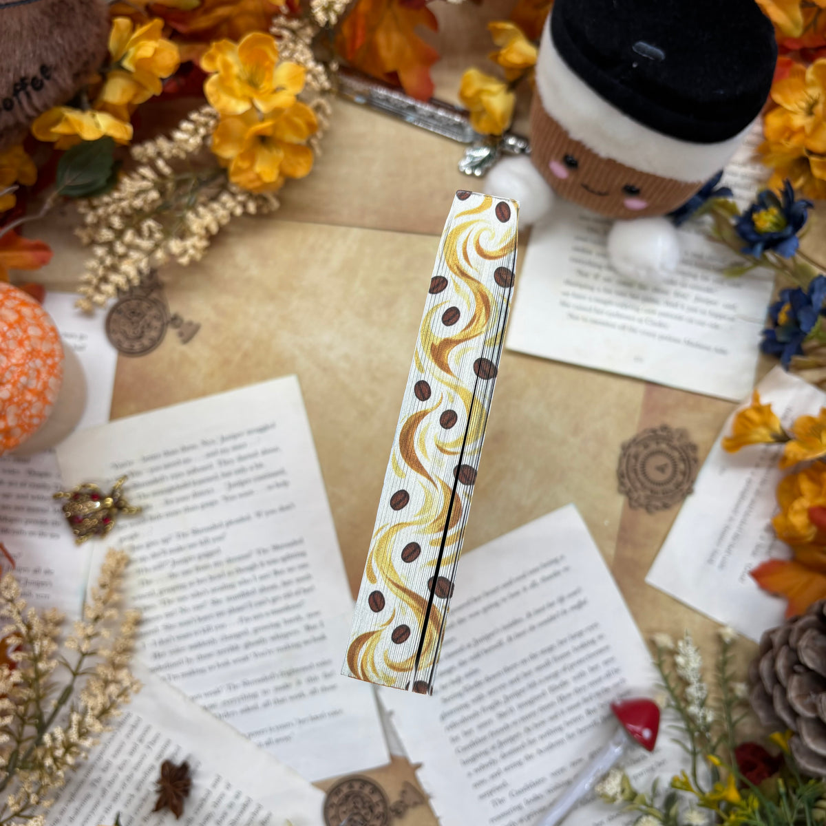 Pumpkin Spice and Everything Nice by Katie Cicatelli-Kuc special edition paperback with custom designed edges bottom