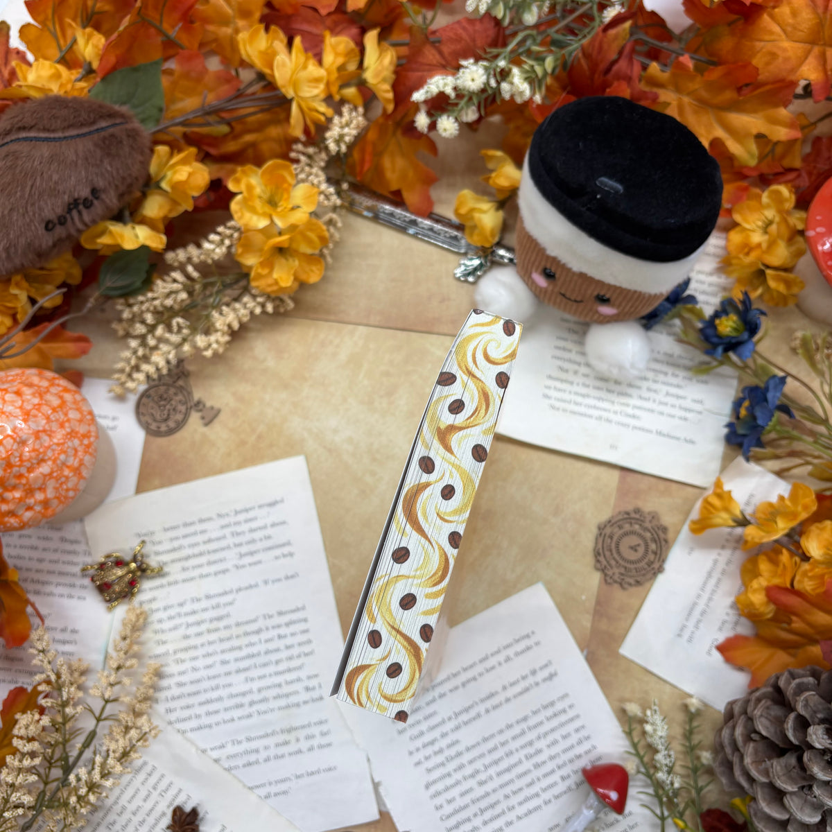 Pumpkin Spice and Everything Nice by Katie Cicatelli-Kuc special edition paperback with custom designed edges top