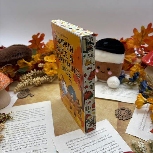 Pumpkin Spice and Everything Nice by Katie Cicatelli-Kuc special edition paperback with custom designed edges