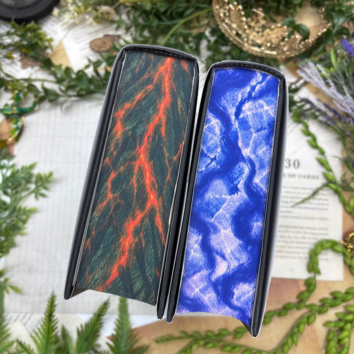 Quicksilver and Brimstone by Callie Hart special edition hardcover set with custom designed edges bottoms
