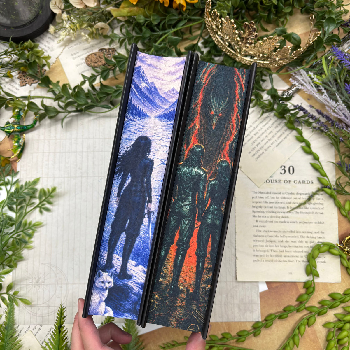 Quicksilver and Brimstone by Callie Hart special edition hardcover set with custom designed edges middles