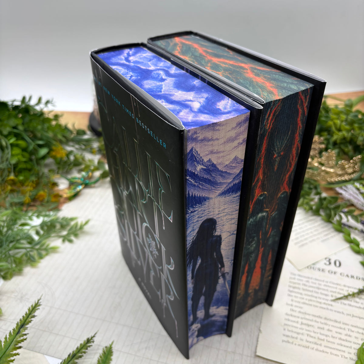 Quicksilver and Brimstone by Callie Hart special edition hardcover set with custom designed edges