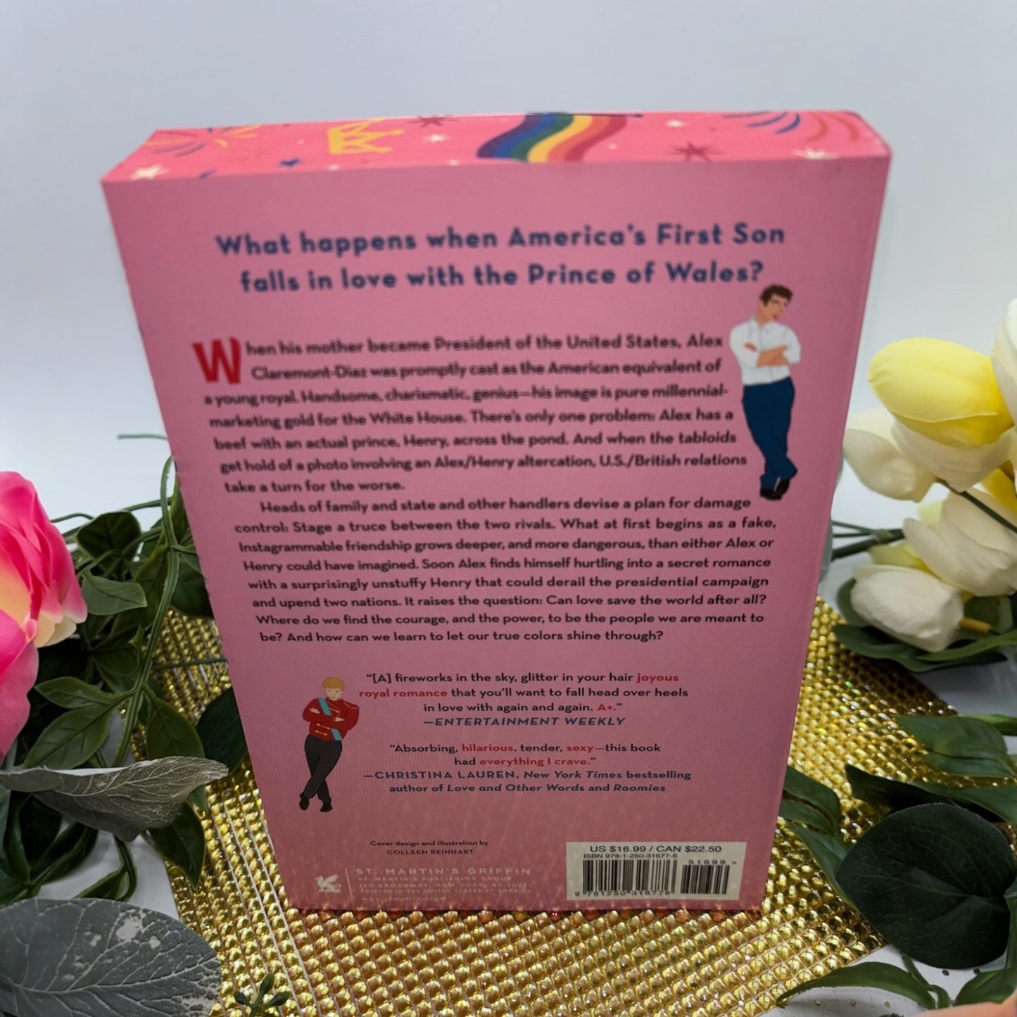 Custom paperback Red White and Royal Blue for collectors