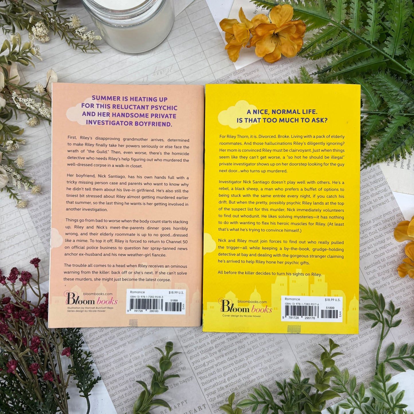 Riley Thorn book set by Lucy Score special edition paperback with custom edges back covers