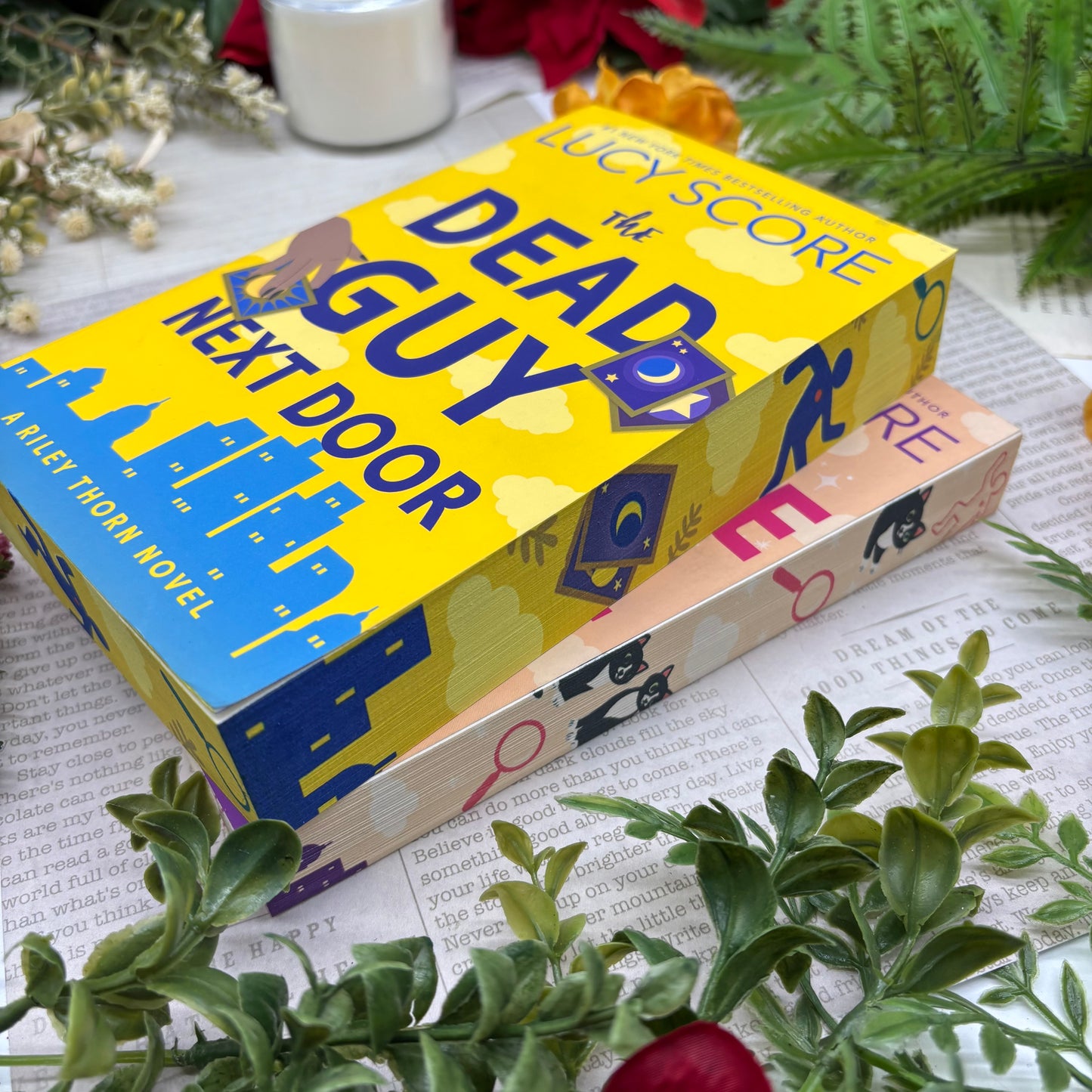 Riley Thorn book set by Lucy Score special edition paperback with custom edges