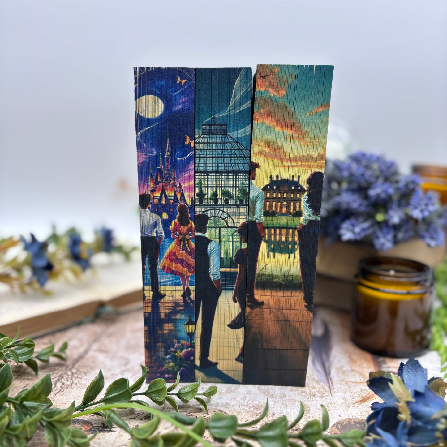Custom-edged romantasy paperback set by Lauren Asher